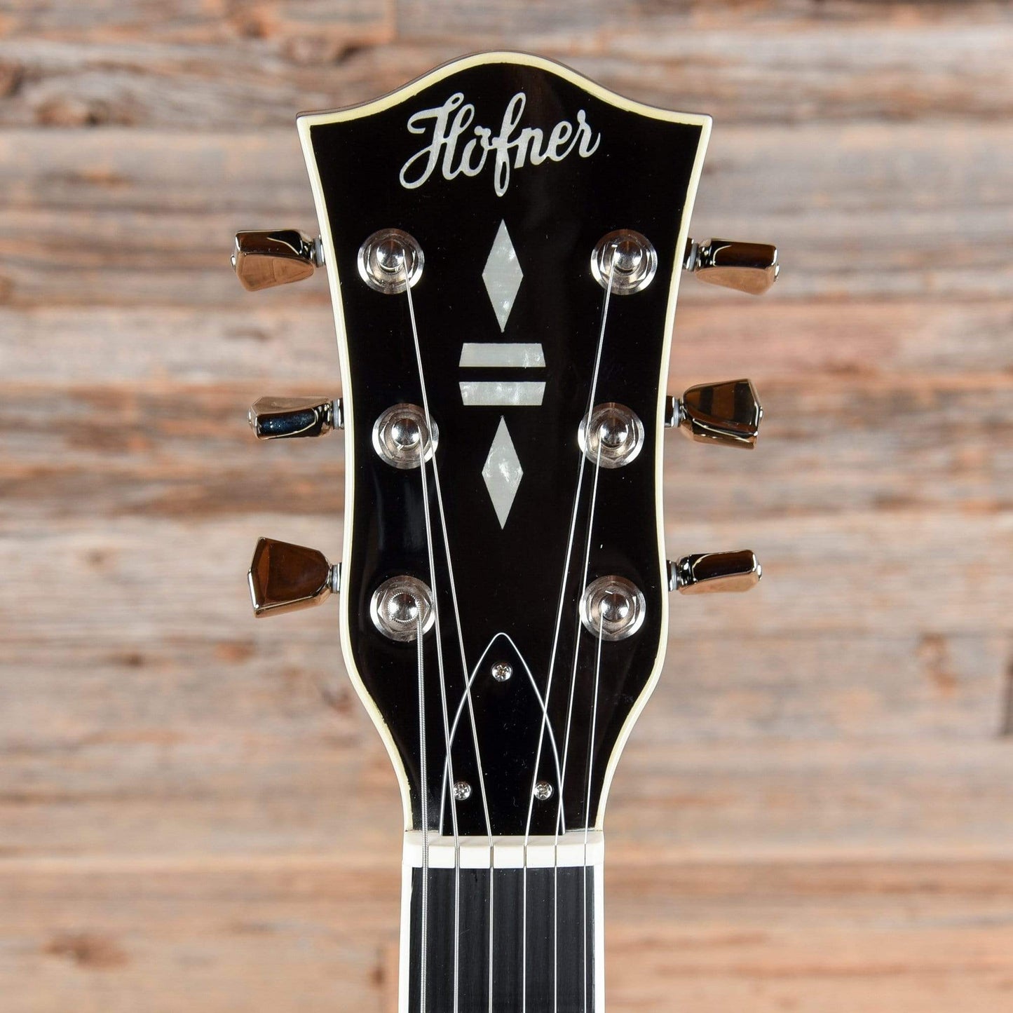 Hofner Gold Label Limited Edition Thin President Florentine Black 2017 Electric Guitars / Hollow Body