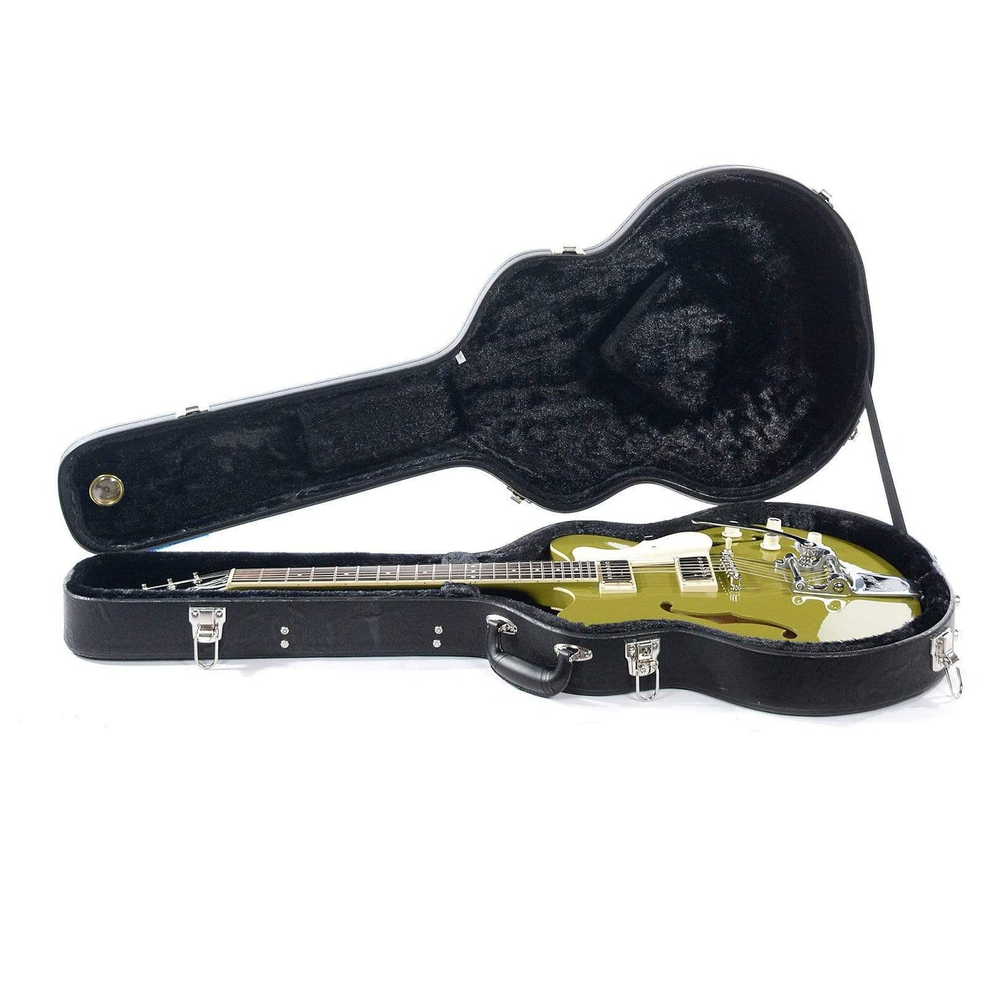 Hofner Contemporary Verythin Olive Green w/Bigsby Electric Guitars / Semi-Hollow