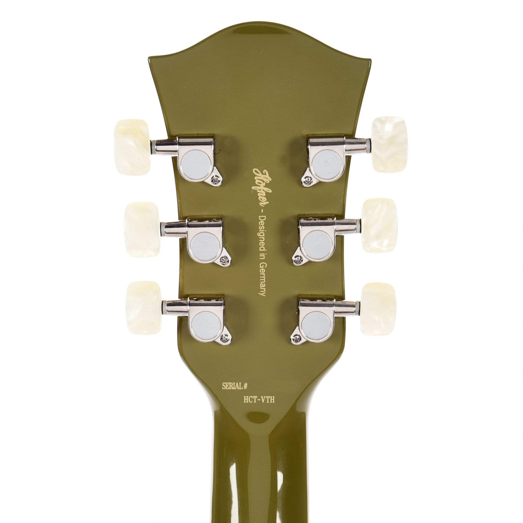 Hofner Contemporary Verythin Olive Green w/Bigsby – Chicago Music