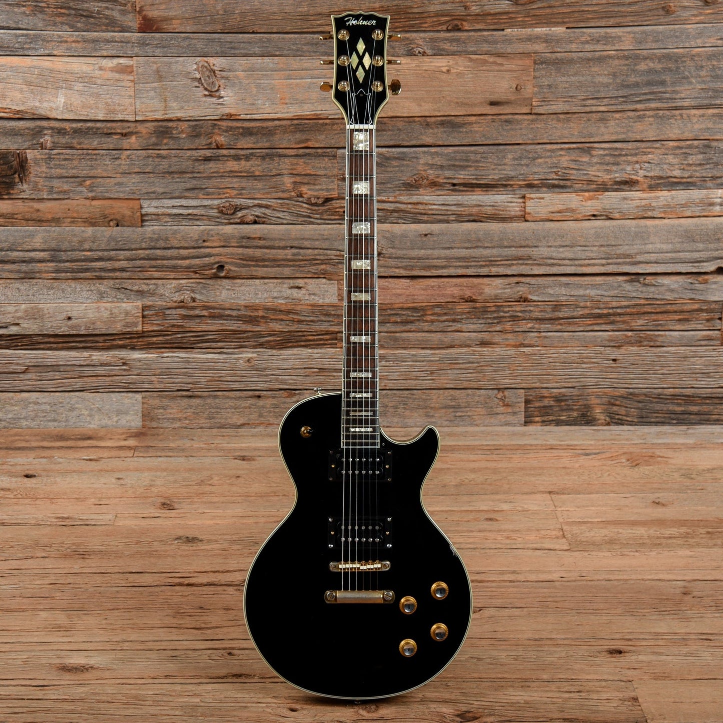 Hohner HG 430 Black 1970s Electric Guitars / Solid Body