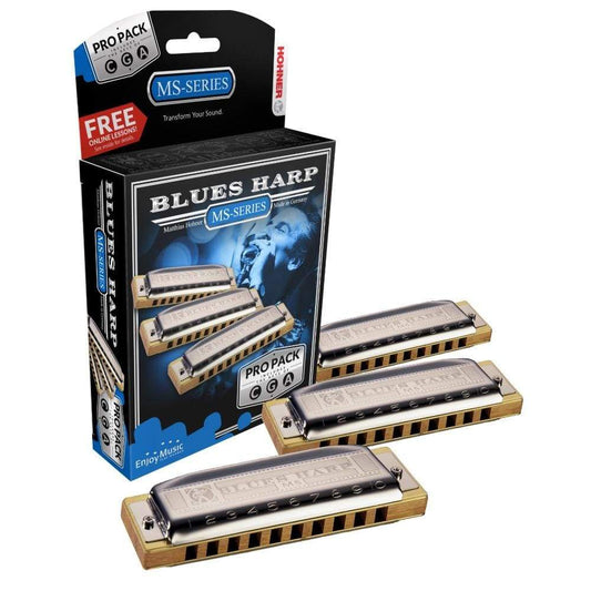 Hohner Blues Harp Pro Pack C/G/A Folk Instruments / Harmonicas