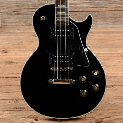 Hondo II HDLP-2B Singlecut Black 1970s Electric Guitars / Solid Body
