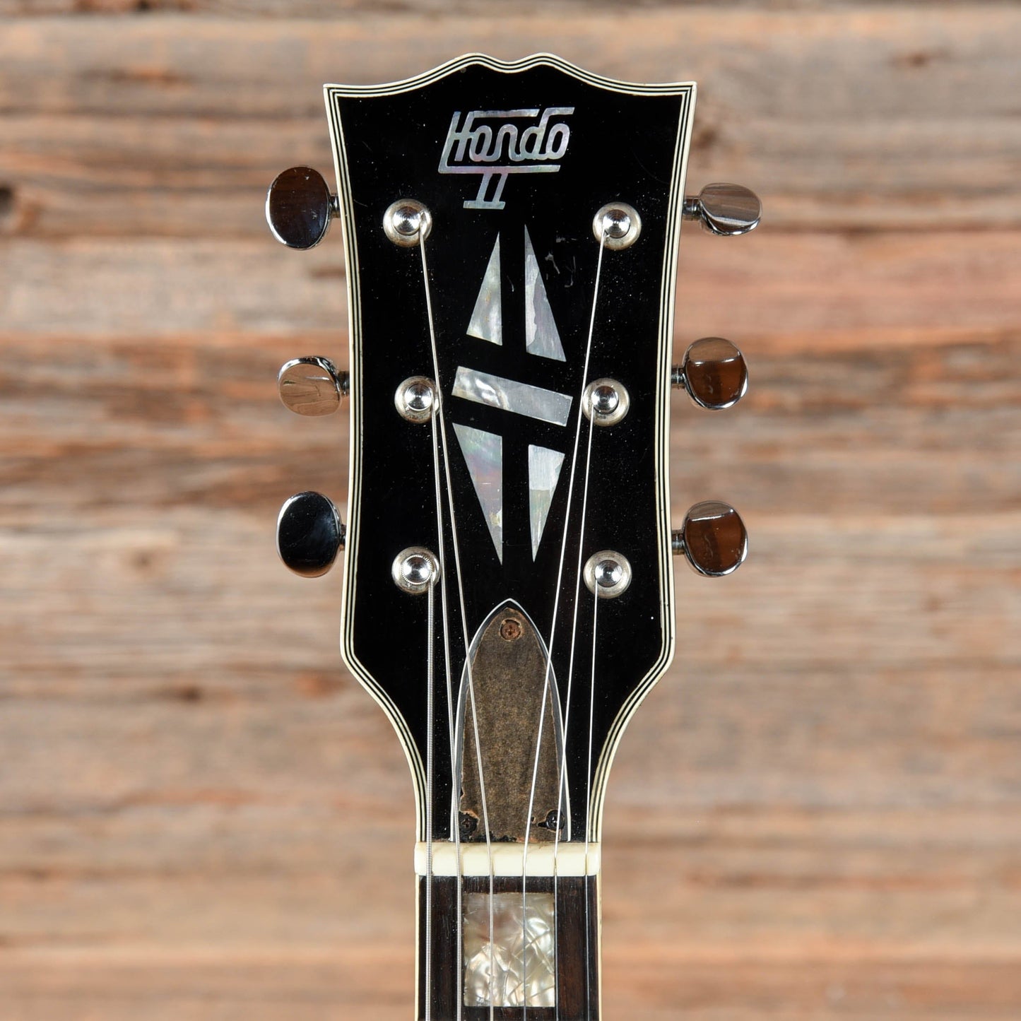 Hondo II HDLP-2B Singlecut Black 1970s Electric Guitars / Solid Body