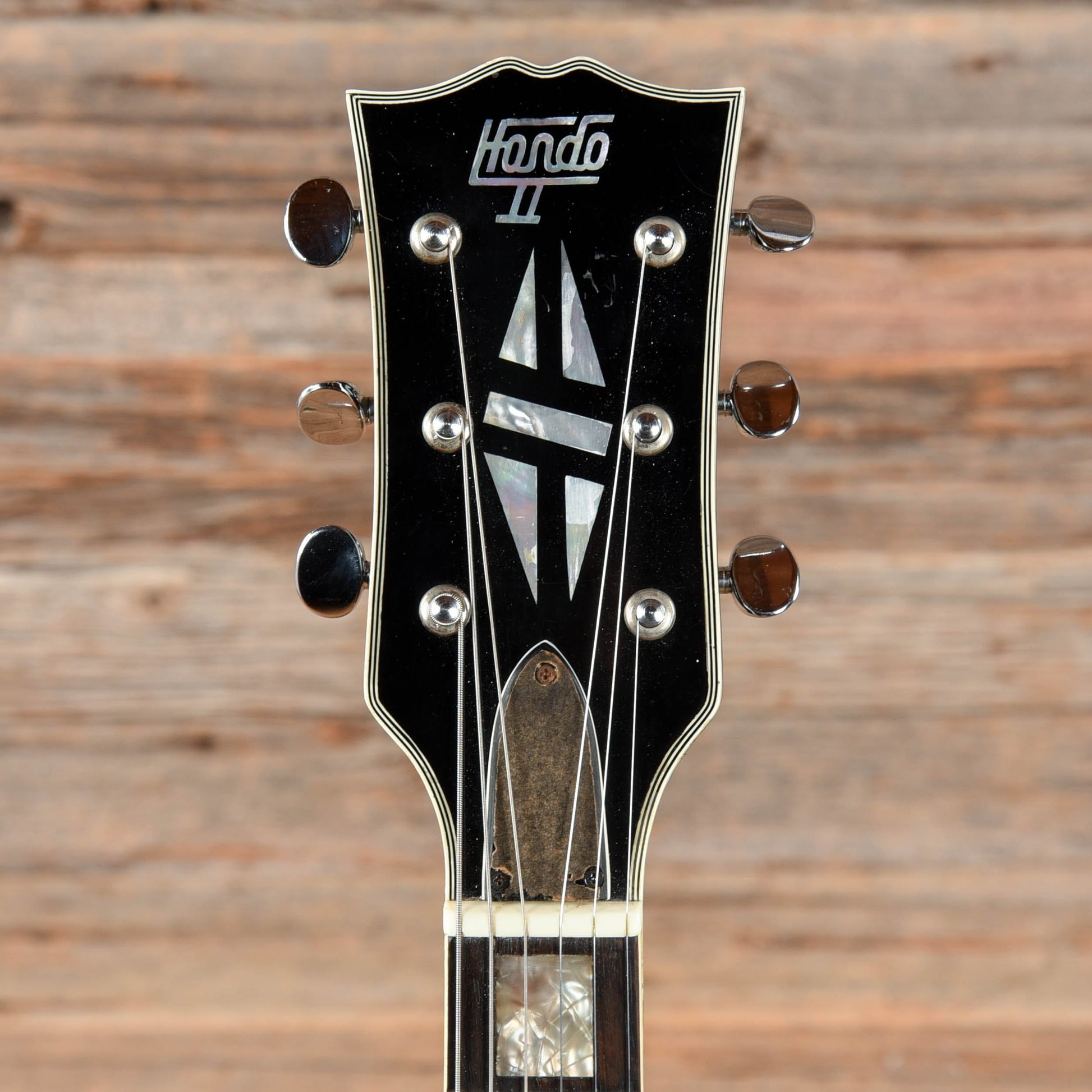 Hondo II HDLP-2B Singlecut Black 1970s Electric Guitars / Solid Body