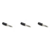 Hosa Adaptor GPM-103 3.5mm TRS-F to 1/4" TRS-M 3 Pack Bundle Accessories / Cables