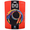 Hosa Hopscotch Patch Cables 3.5 mm TS with TSF Pigtail to TS 5pc Variety Pack Accessories / Cables