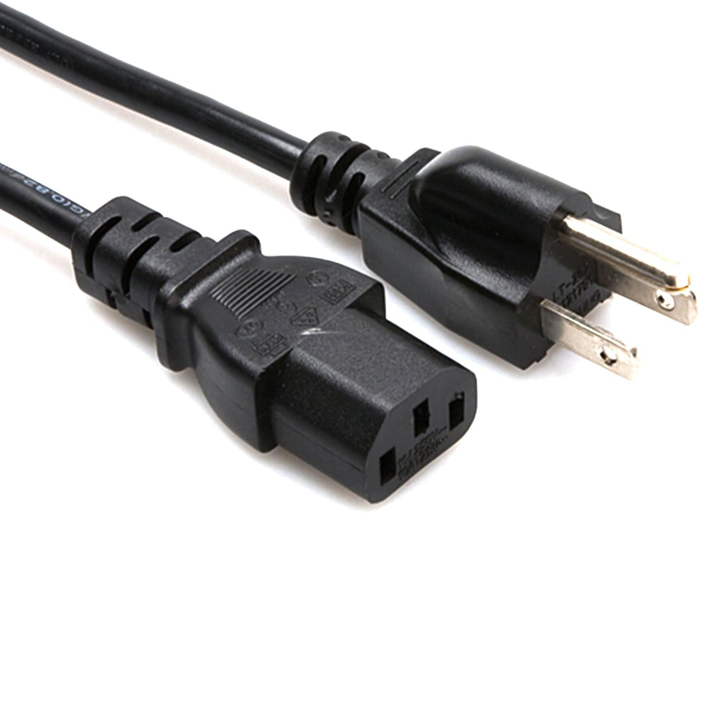 Hosa IEC 3-Prong Power Cable Premium 14 AWG 8' Accessories / Cables