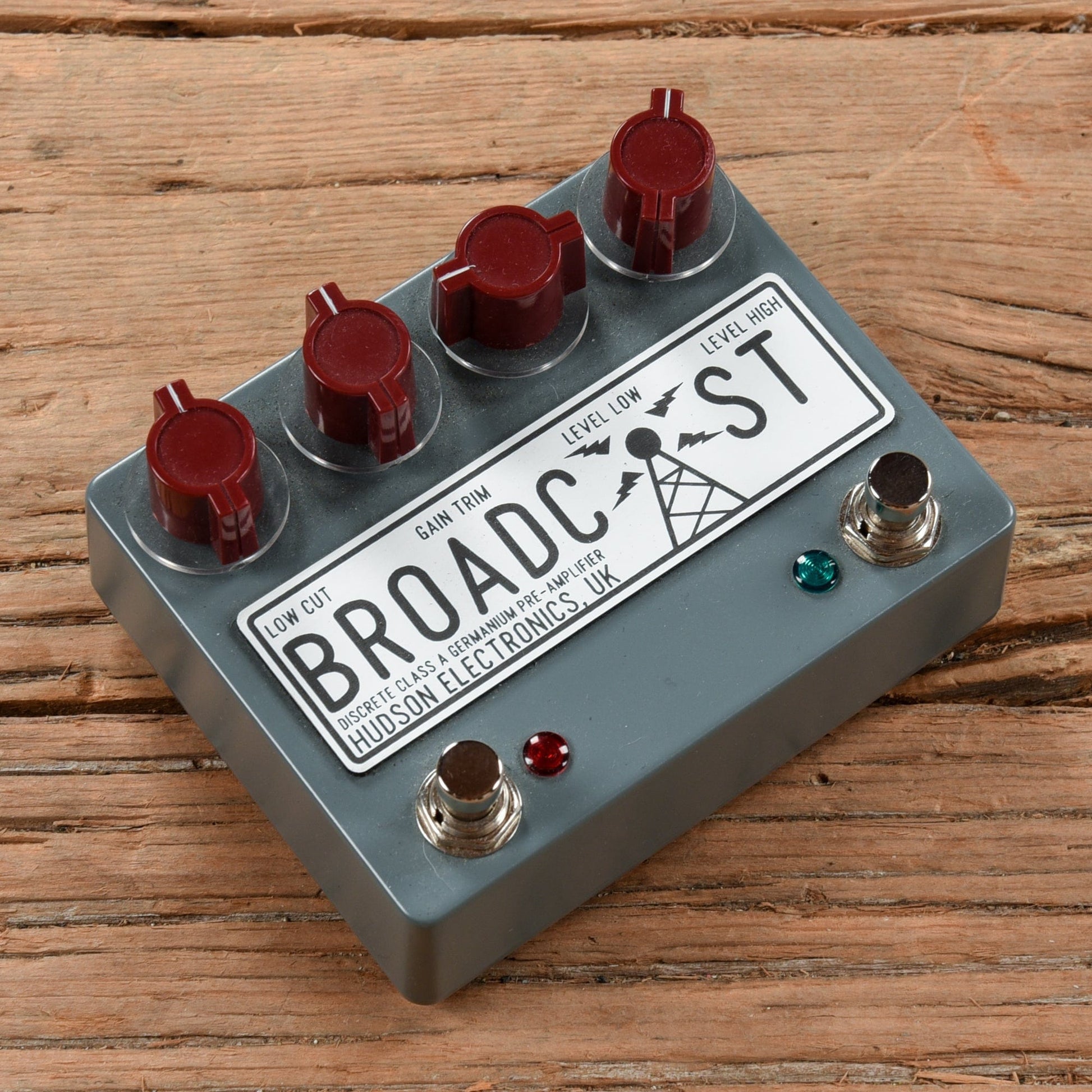 broadcast pedal Hudson Electronics Broadcast Dual Footswitch Class-A Discrete Germaniu – Chicago Music Exchange