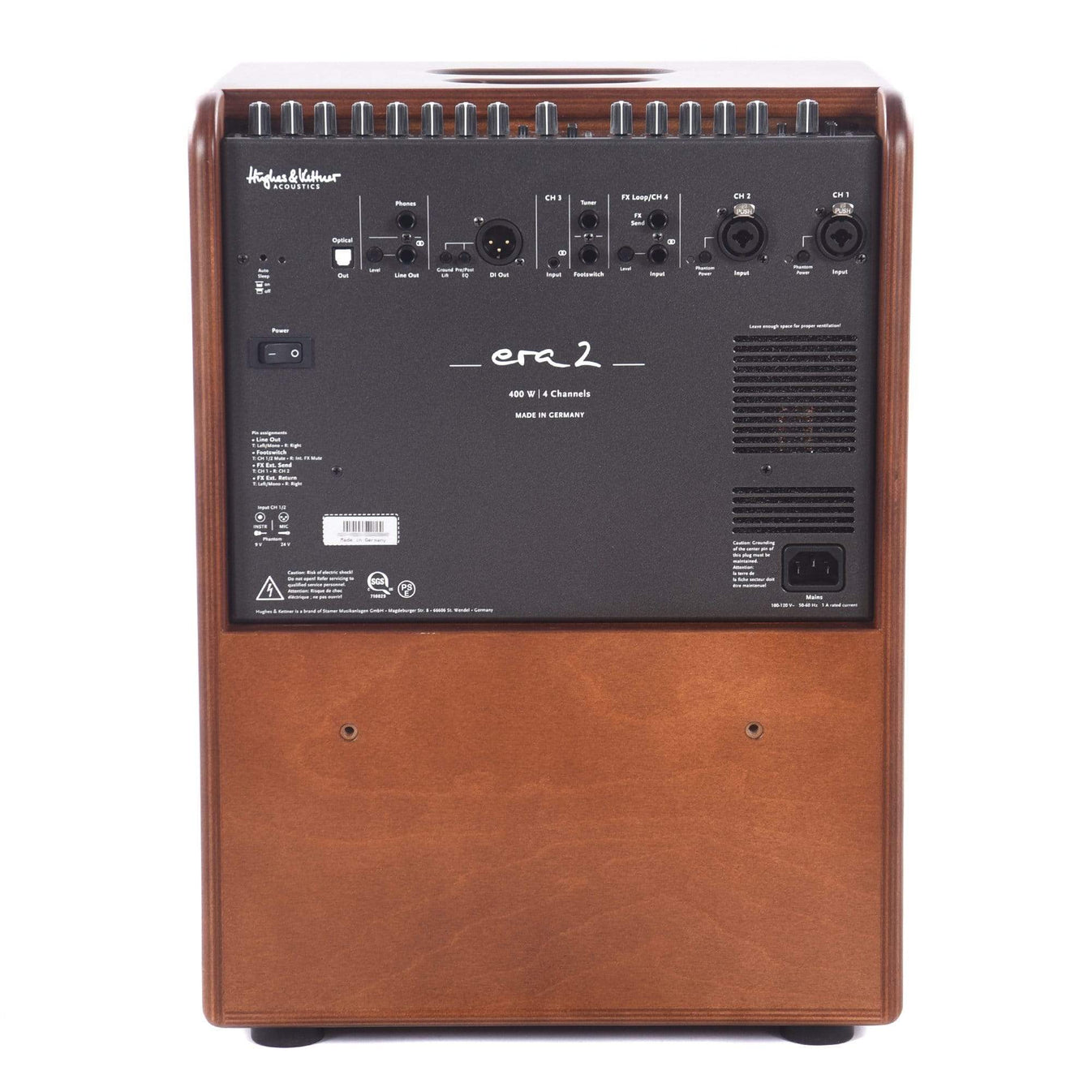 Hughes & Kettner ERA2 Acoustic Amp Combo 400W Wood – Chicago Music Exchange