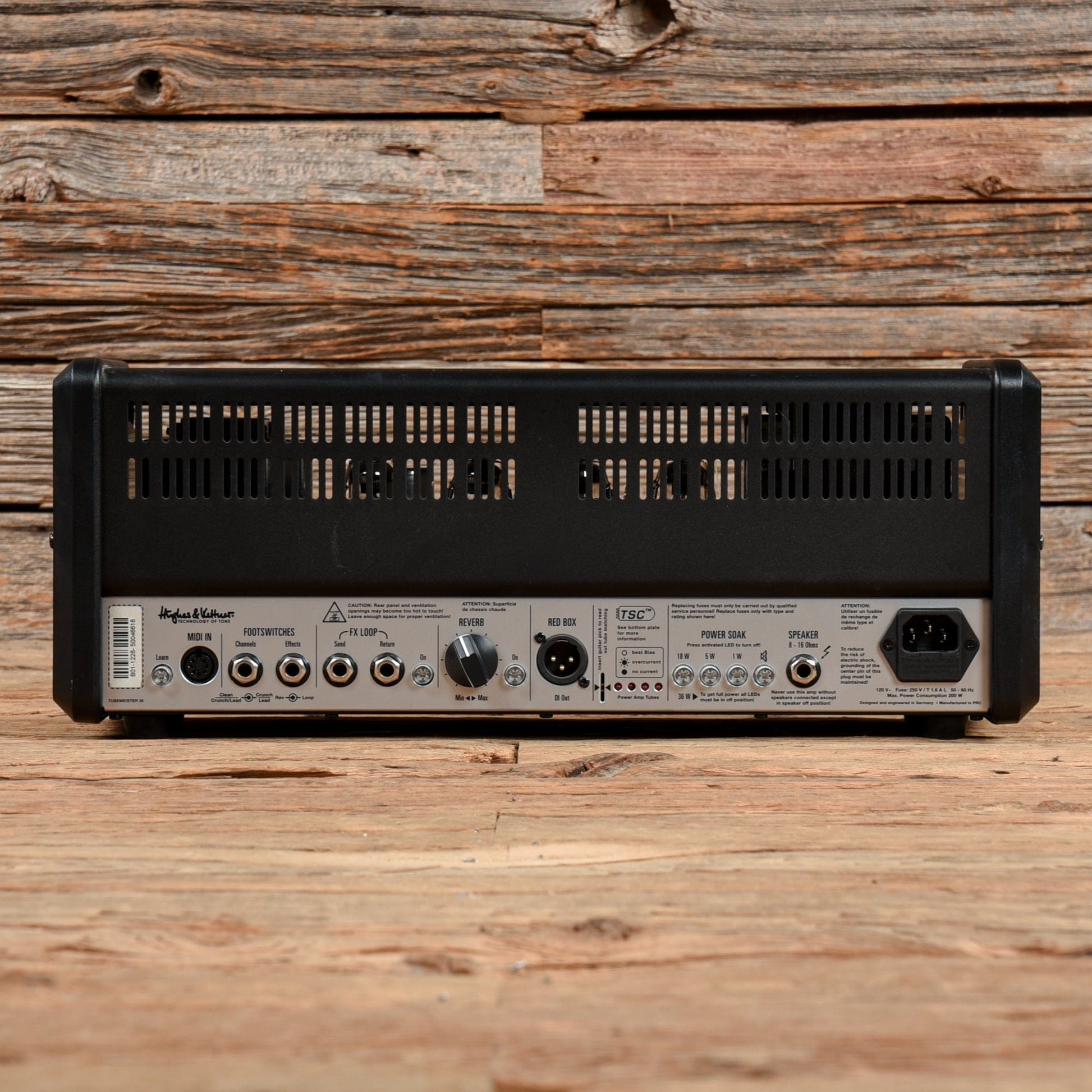 Hughes & Kettner TubeMeister 36 3-Channel 36-Watt Guitar Amp Head Amps / Guitar Heads