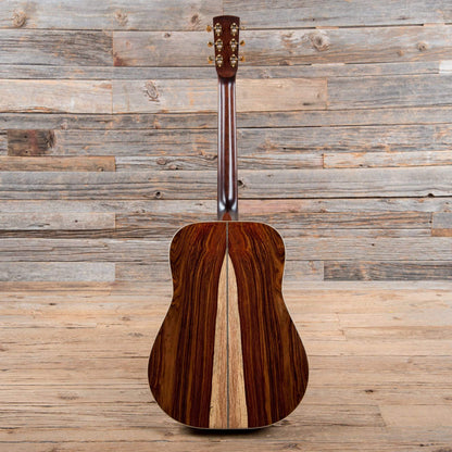 Huss & Dalton Custom Dreadnought Red Spruce/Cocobolo w/Firestripe Pickguard  & Gold Waverly Tuners Acoustic Guitars / Dreadnought