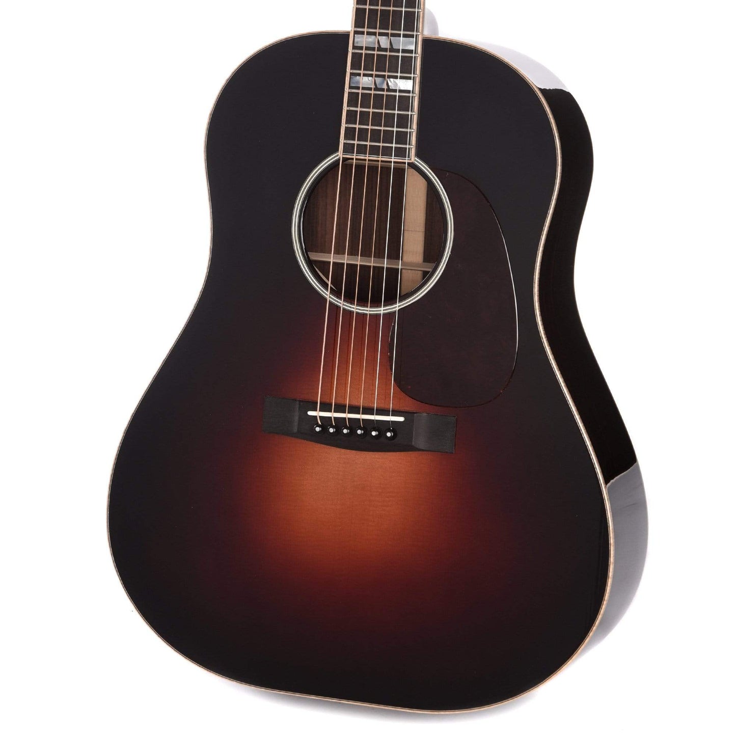 Huss & Dalton Custom DS Sitka/Indian Rosewood Sunburst w/Split Block Inlay & Gold Waverly Tuners Acoustic Guitars / Dreadnought