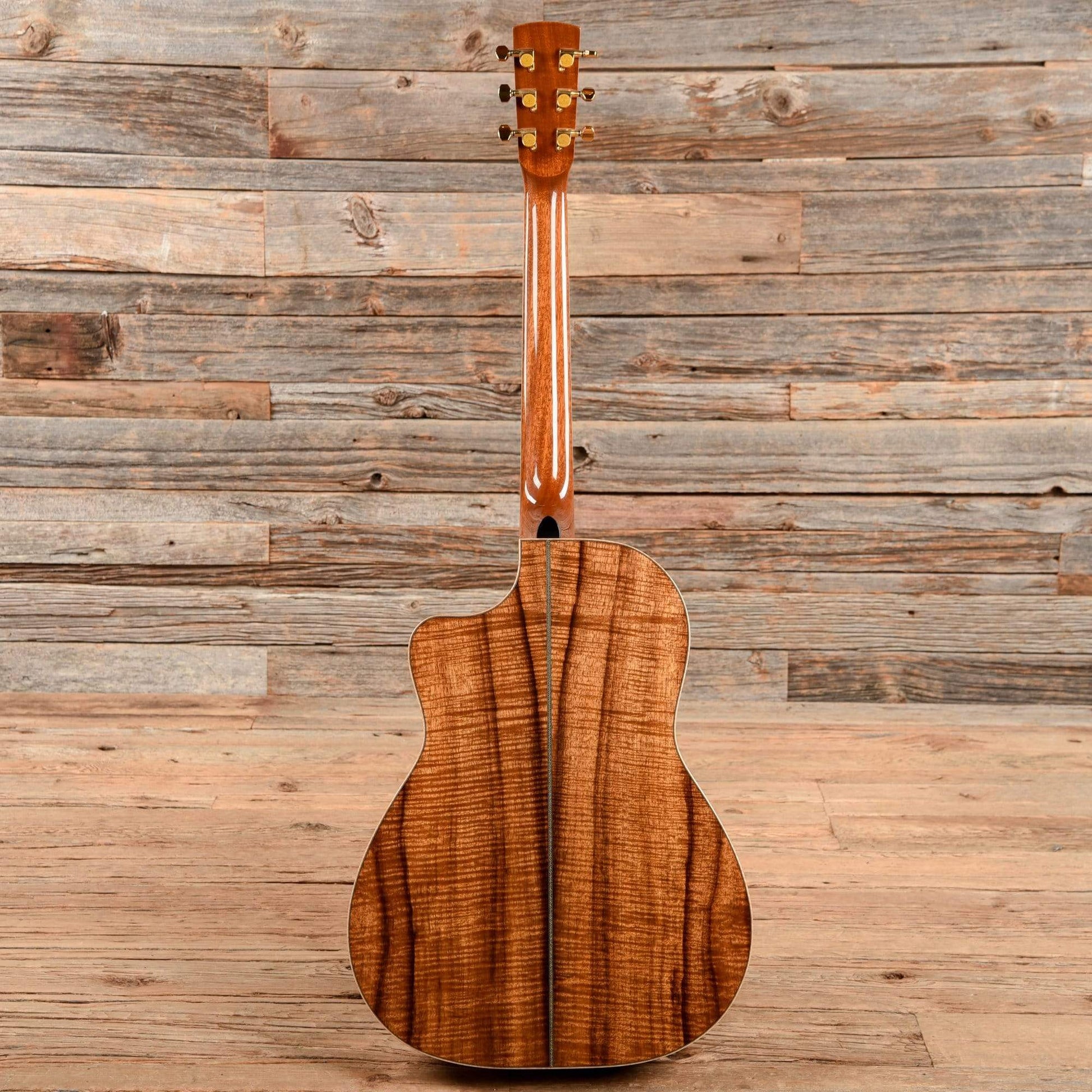 Huss & Dalton Custom CM Koa Natural 2009 Acoustic Guitars / OM and Auditorium