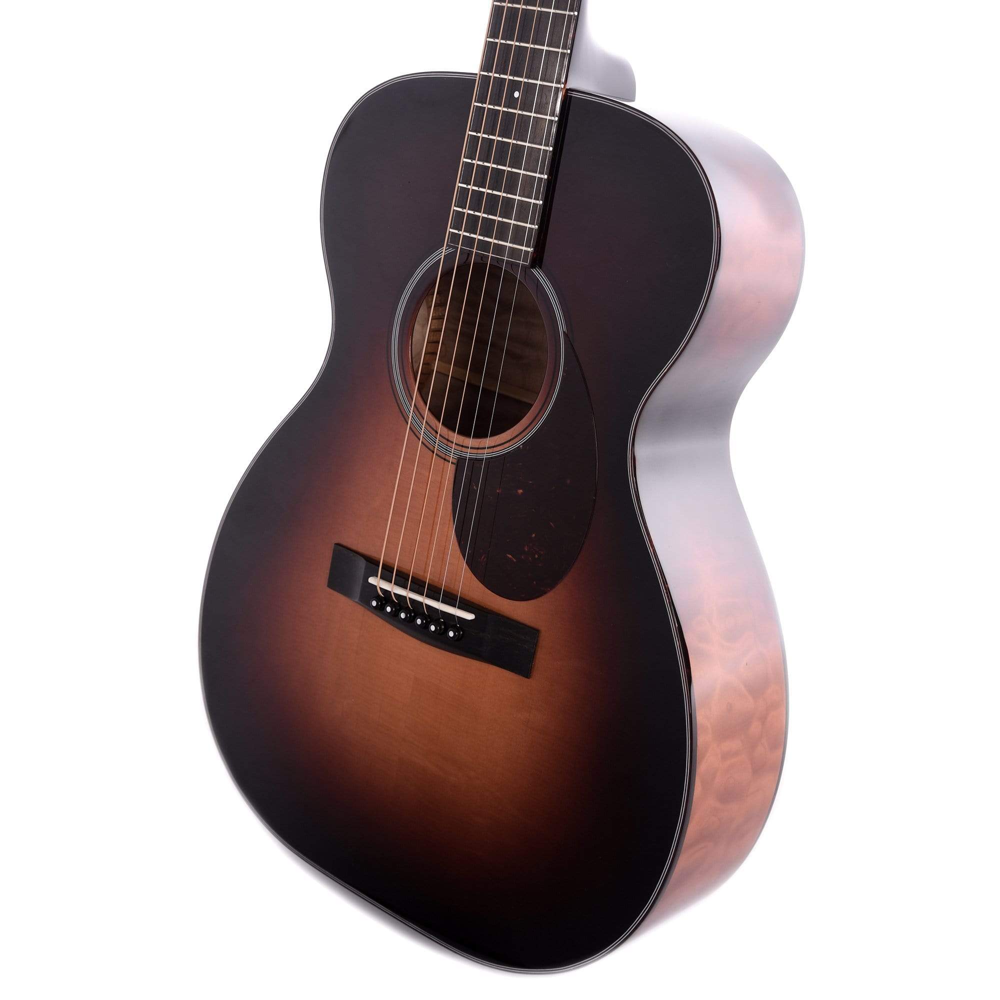 Huss & Dalton T-OO14 Bearclaw Sitka Spruce/Wavy Maple w/Full Body & Neck Sunburst Acoustic Guitars / OM and Auditorium