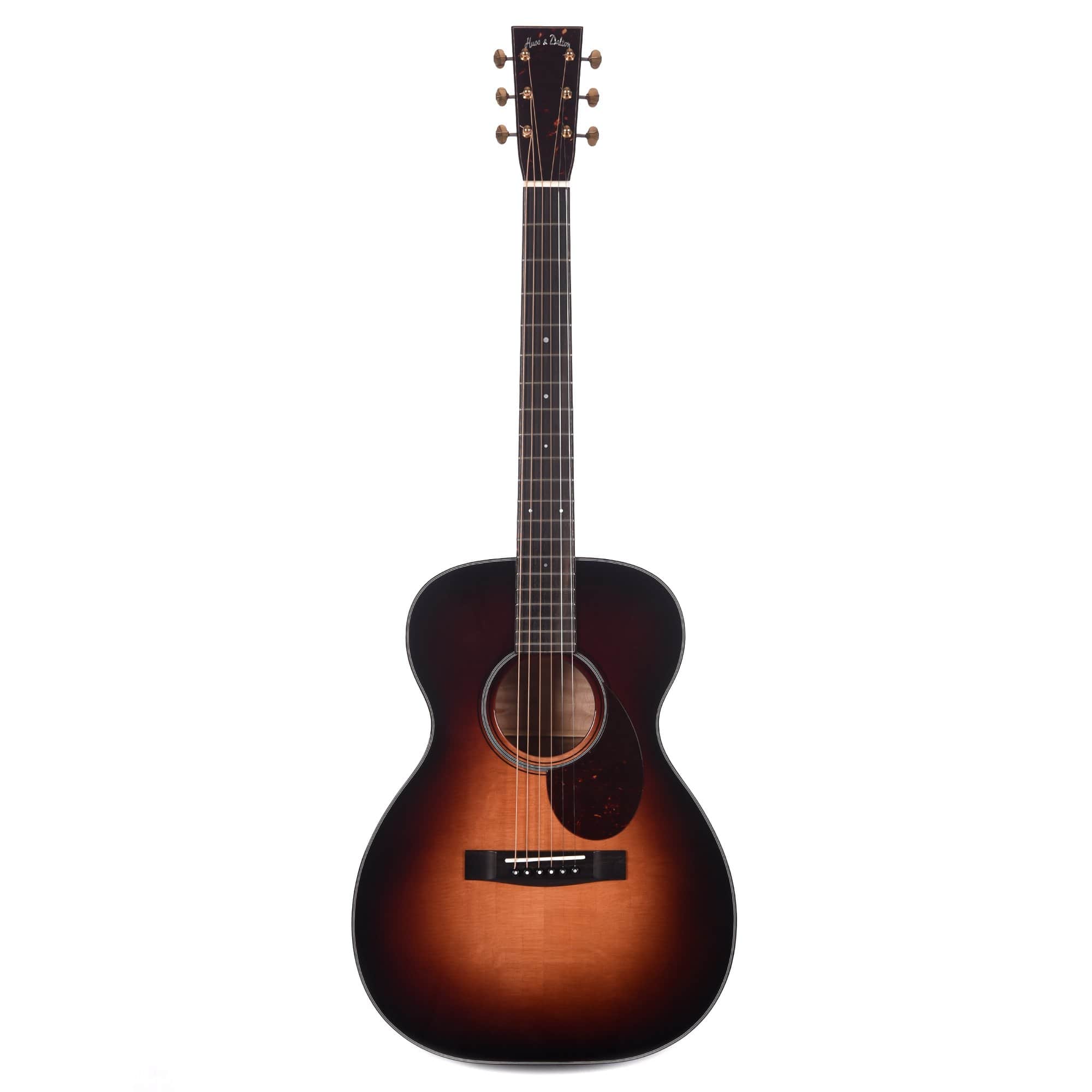 Huss & Dalton T-OO14 Bearclaw Sitka Spruce/Wavy Maple w/Full Body & Neck Sunburst Acoustic Guitars / OM and Auditorium