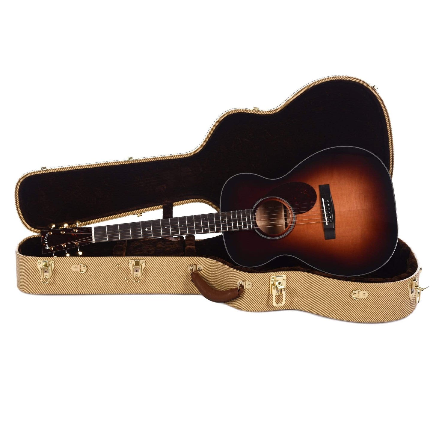 Huss & Dalton T-OO14 Bearclaw Sitka Spruce/Wavy Maple w/Full Body & Neck Sunburst Acoustic Guitars / OM and Auditorium