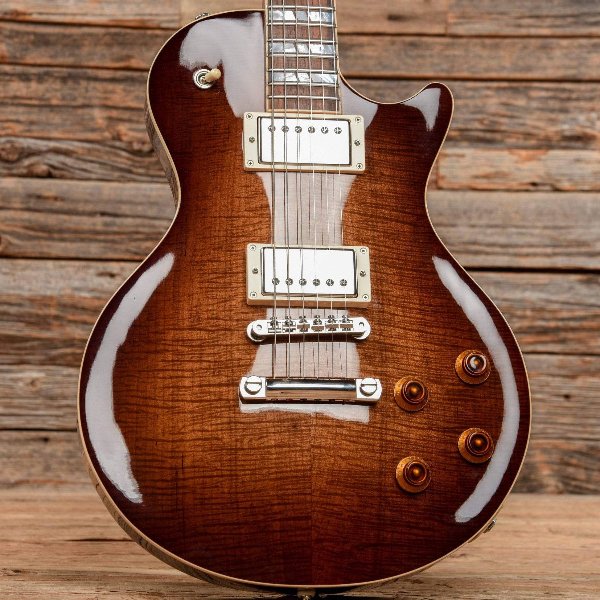 Huss & Dalton Statesboro SC Classic Custom Thermo-Cured Flame Maple Sunburst w/Brazilian Rosewood Fingerboard & Fralin PAF Pickups Electric Guitars / Solid Body