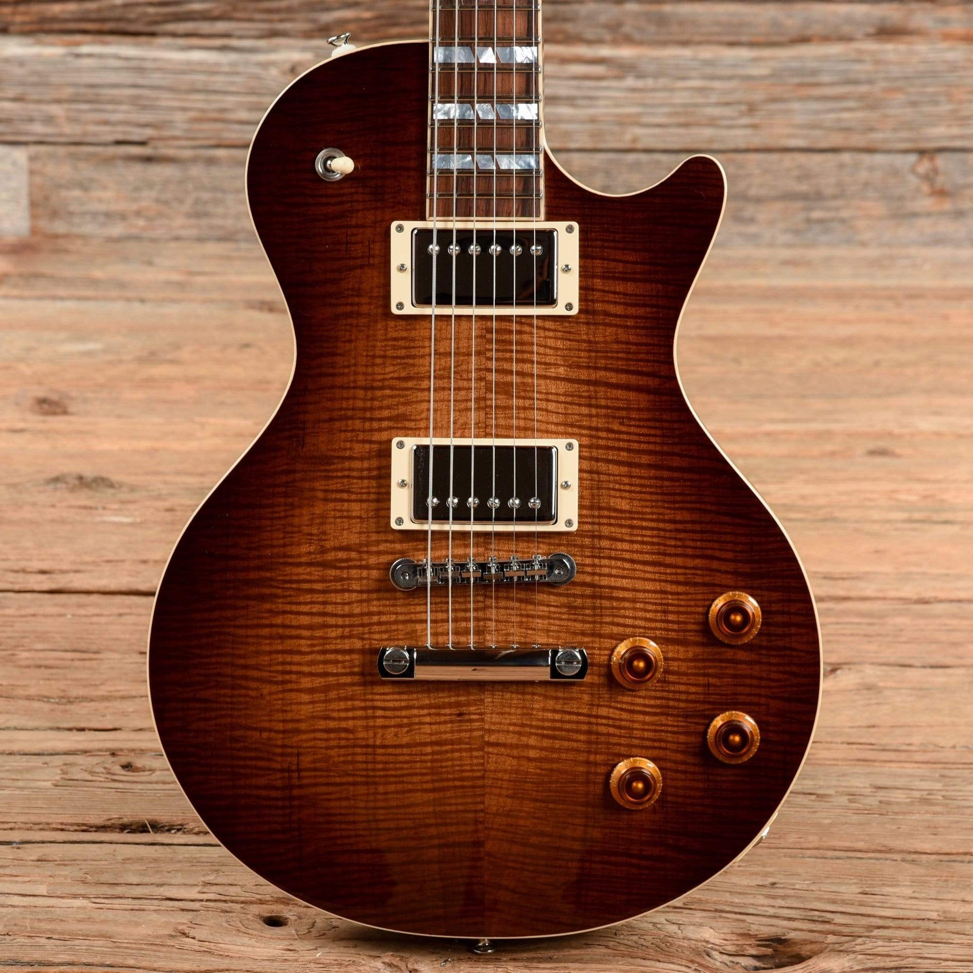 Huss & Dalton Statesboro SC Classic Custom Thermo-Cured Flame Maple Sunburst w/Brazilian Rosewood Fingerboard & Fralin PAF Pickups Electric Guitars / Solid Body