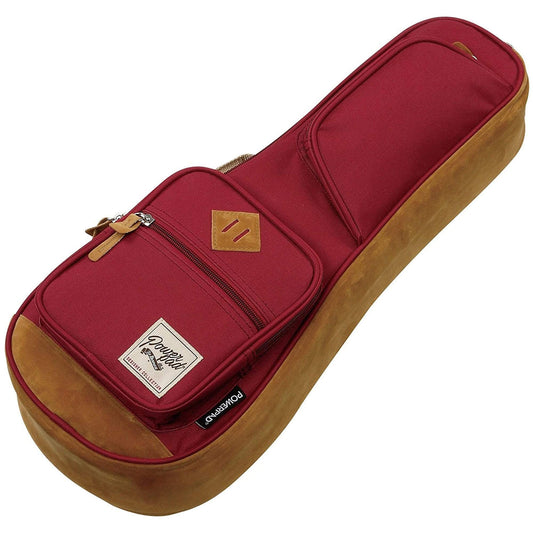 Ibanez Powerpad Gig Bag for Ukulele Soprano Wine Red Accessories / Cases and Gig Bags / Guitar Gig Bags