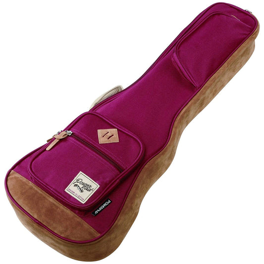 Ibanez Powerpad Gig Bag for Ukulele Tenor Wine Red Accessories / Cases and Gig Bags / Guitar Gig Bags