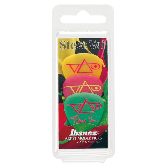 Ibanez Polyacetal Multicolor Heavy (1.00mm) Picks 3 Pack Bundle Accessories / Picks