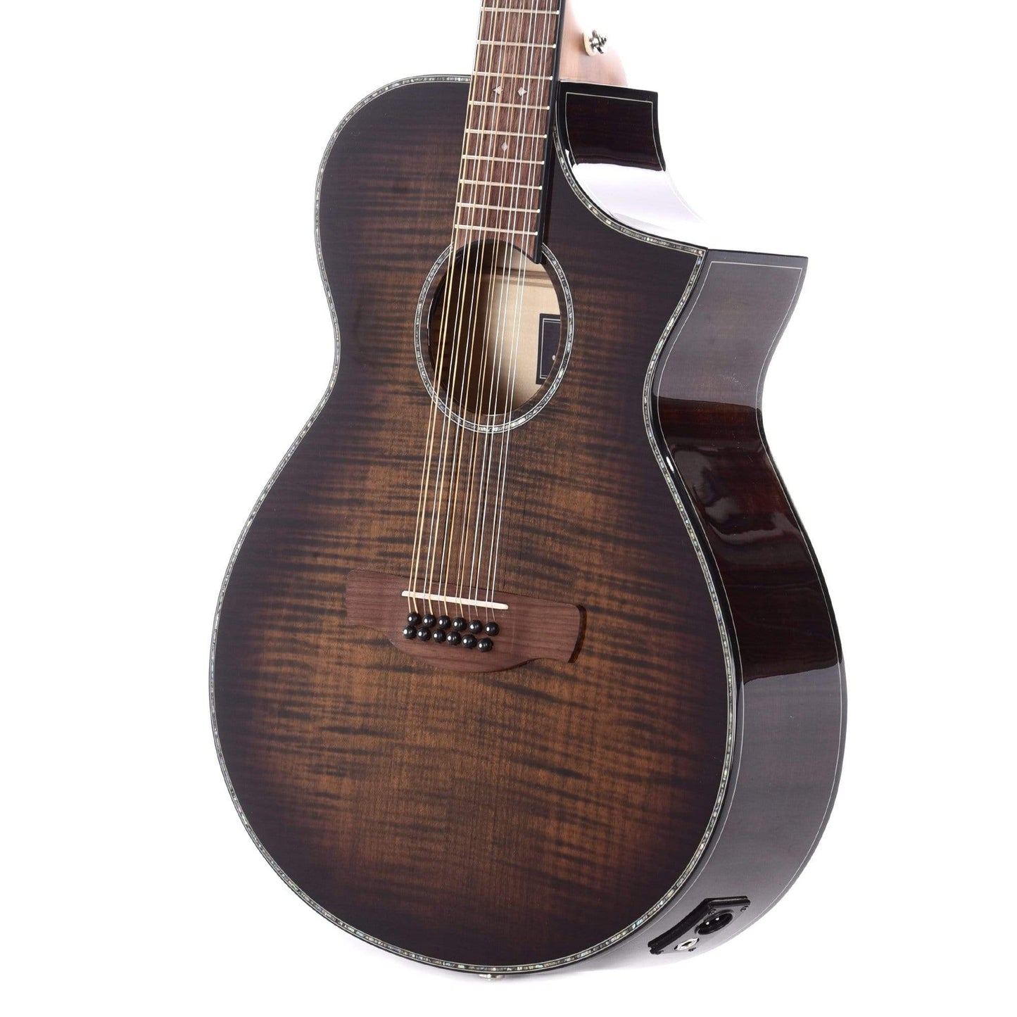 Ibanez AEWC Acoustic 12-String High Gloss Tiger Burst Acoustic Guitars / 12-String
