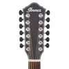 Ibanez AEWC Acoustic 12-String Transparent Black Acoustic Guitars / 12-String