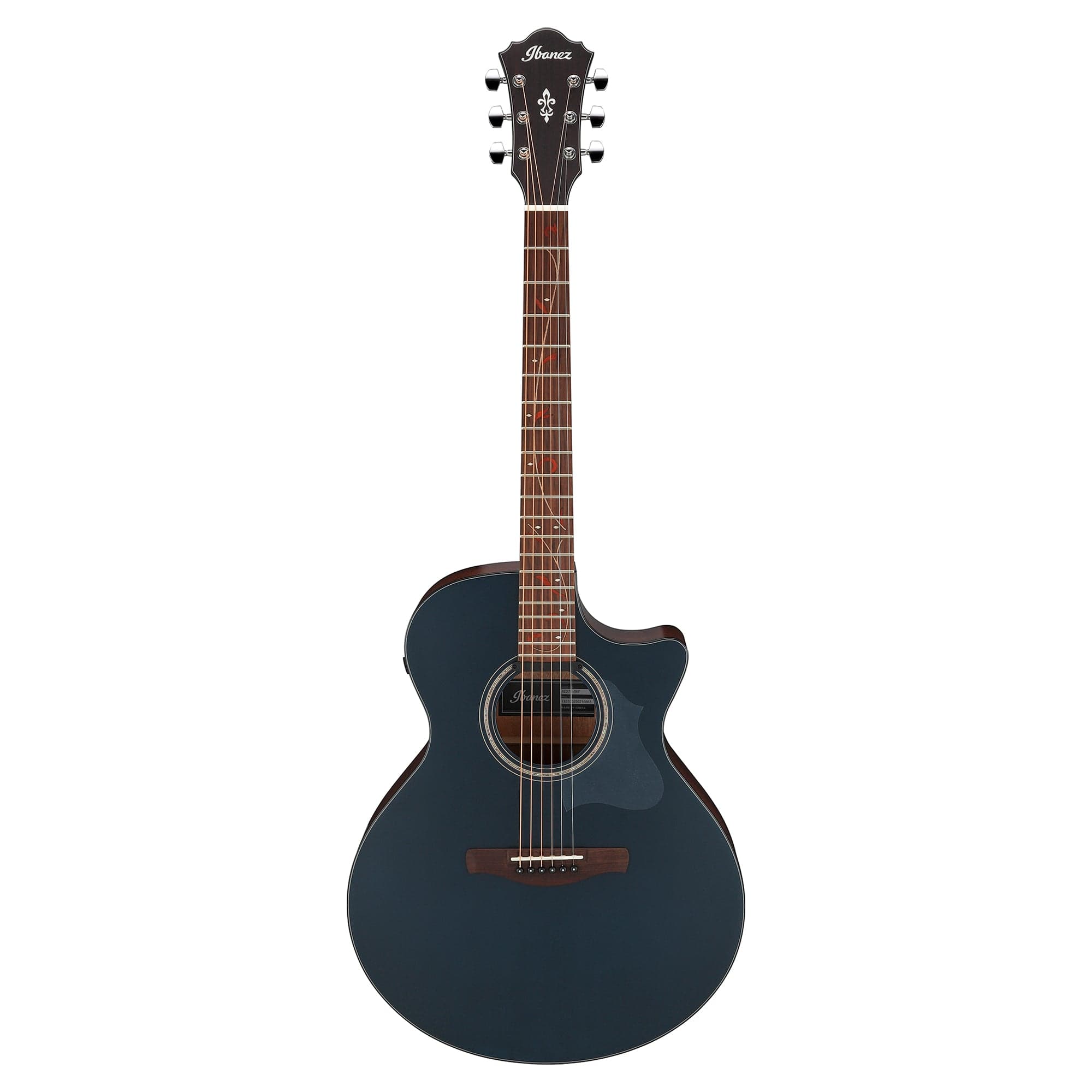 Ibanez AE275DBF Acoustic Guitar Dark Tide Blue Flat Acoustic Guitars / Built-in Electronics