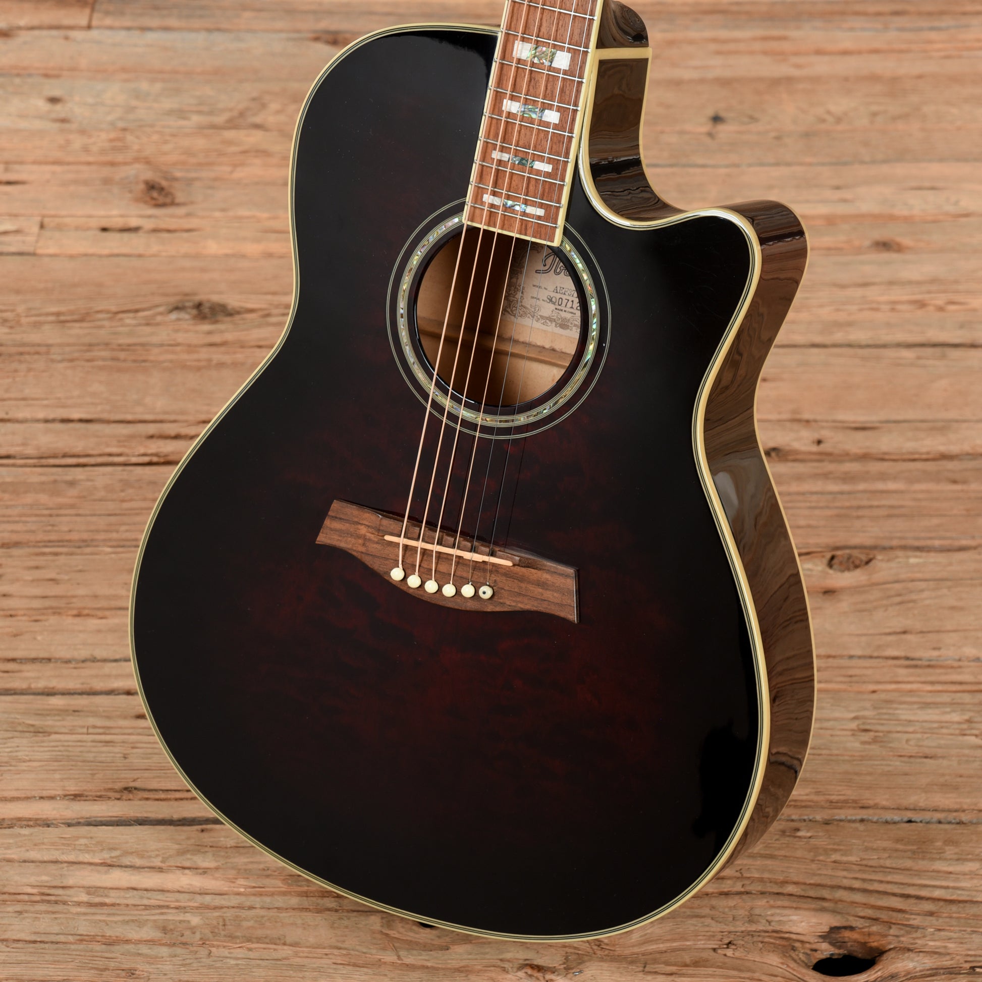 Ibanez AEF37ETCS Sunburst Acoustic Guitars / Built-in Electronics