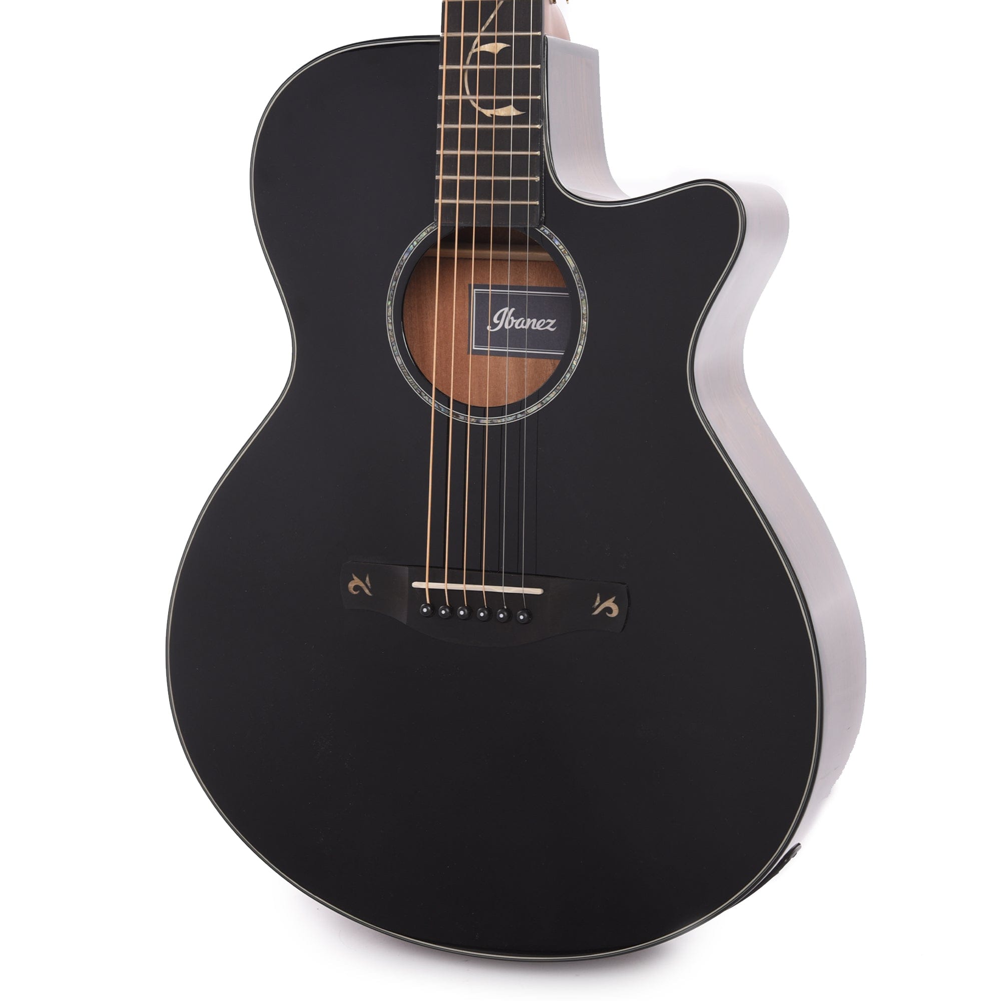 Ibanez AEG550 AEG Acoustic-Electric Spruce/Bocote Black Acoustic Guitars / Built-in Electronics