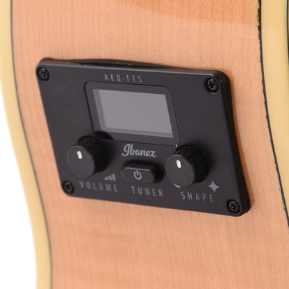 Ibanez AEG750 AEG Acoustic-Electric Flamed Maple Natural Acoustic Guitars / Built-in Electronics