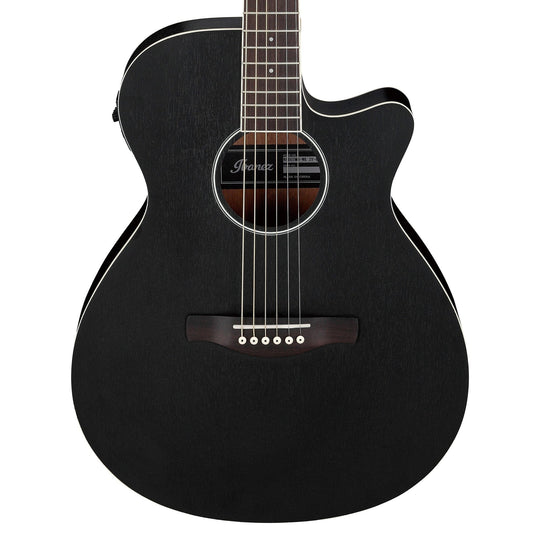 Ibanez AEG7MHWK Acoustic Guitar Weathered Black Open Pore Acoustic Guitars / Built-in Electronics