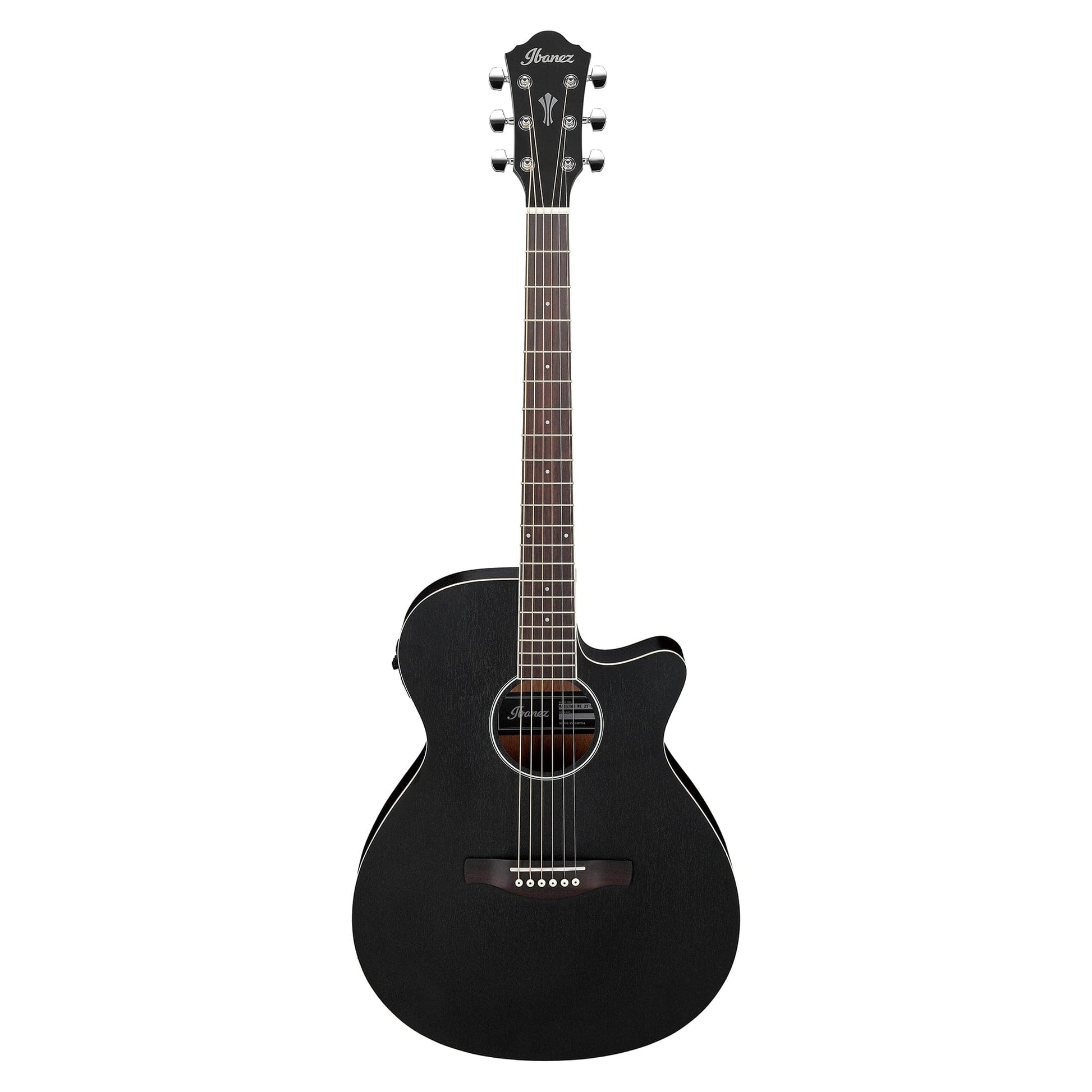 Ibanez AEG7MHWK Acoustic Guitar Weathered Black Open Pore Acoustic Guitars / Built-in Electronics