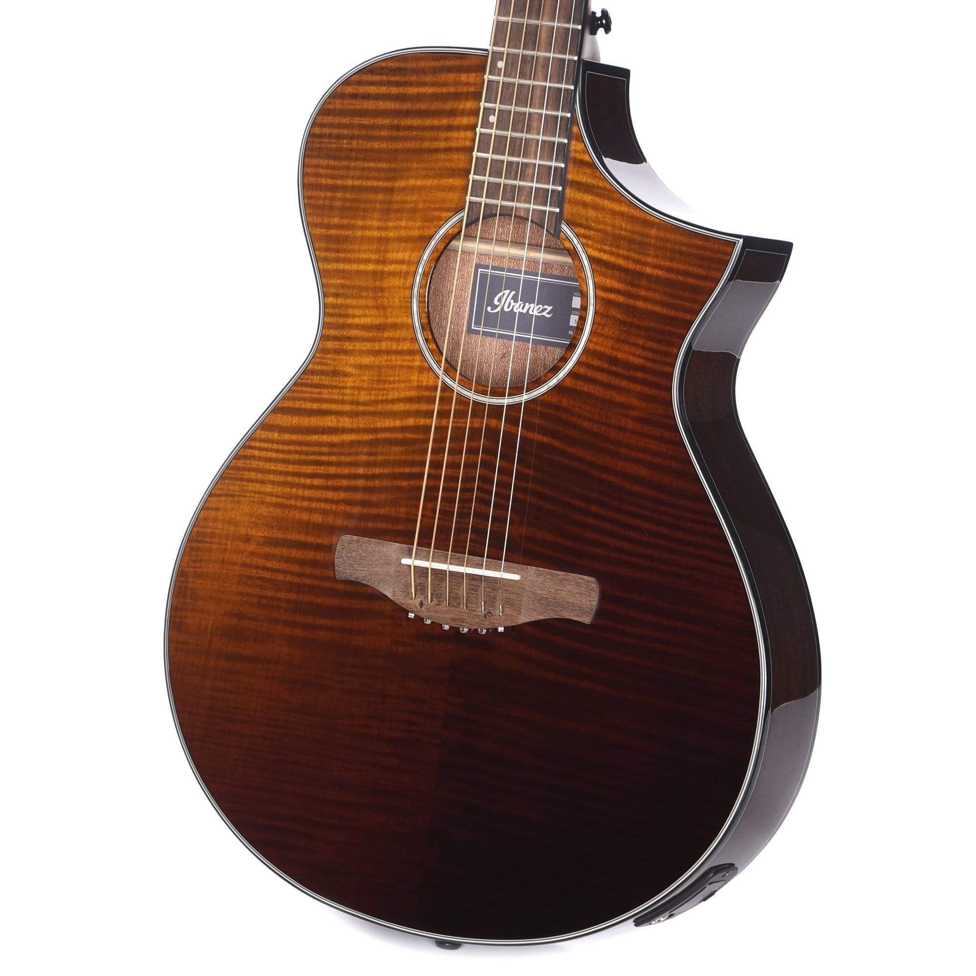 Ibanez AEWC32FM AE Acoustic Guitar Amber Sunset Fade Gloss Acoustic Guitars / Built-in Electronics