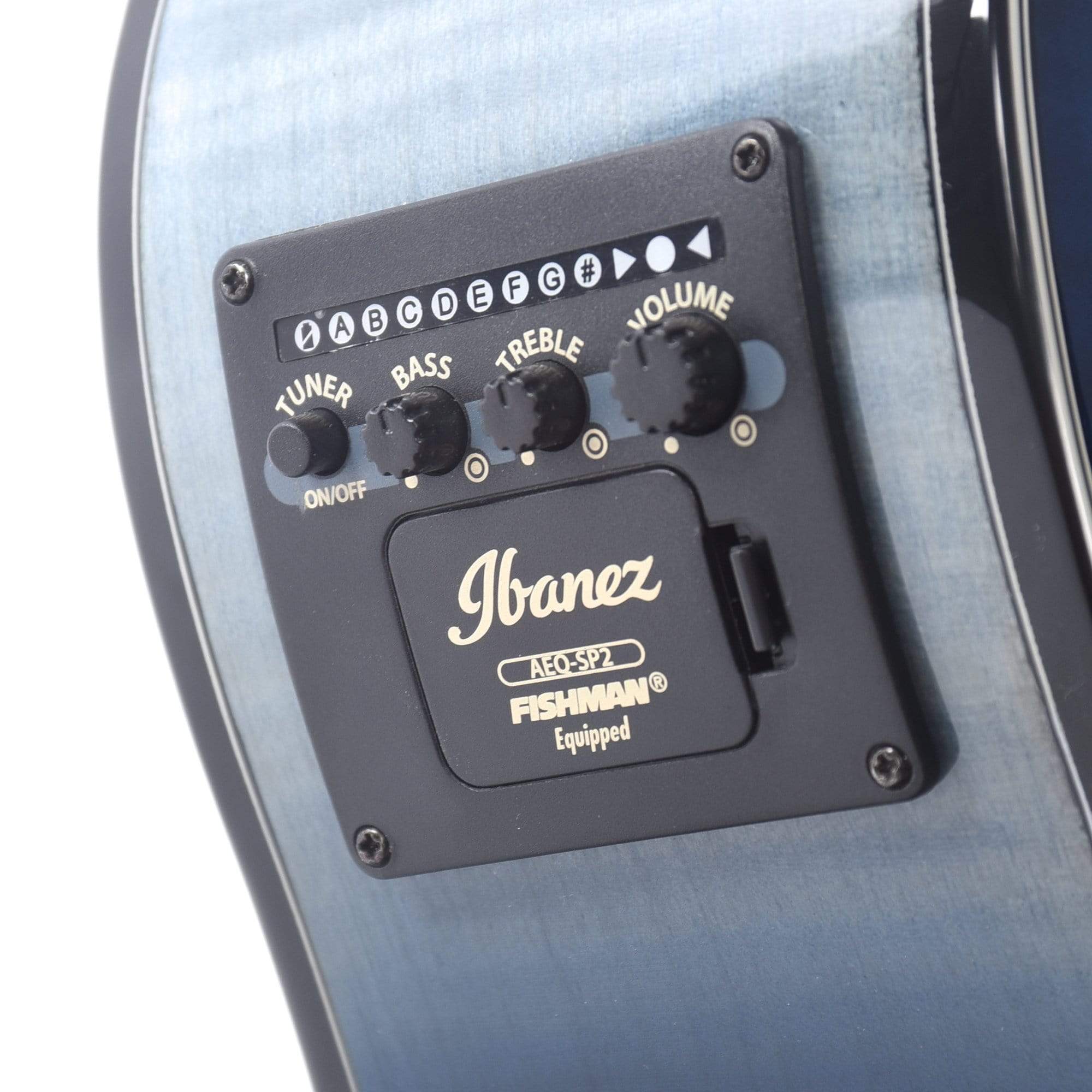 Ibanez AEWC400 AEWC Acoustic Guitar Indigo Blue Burst Gloss Acoustic Guitars / Built-in Electronics