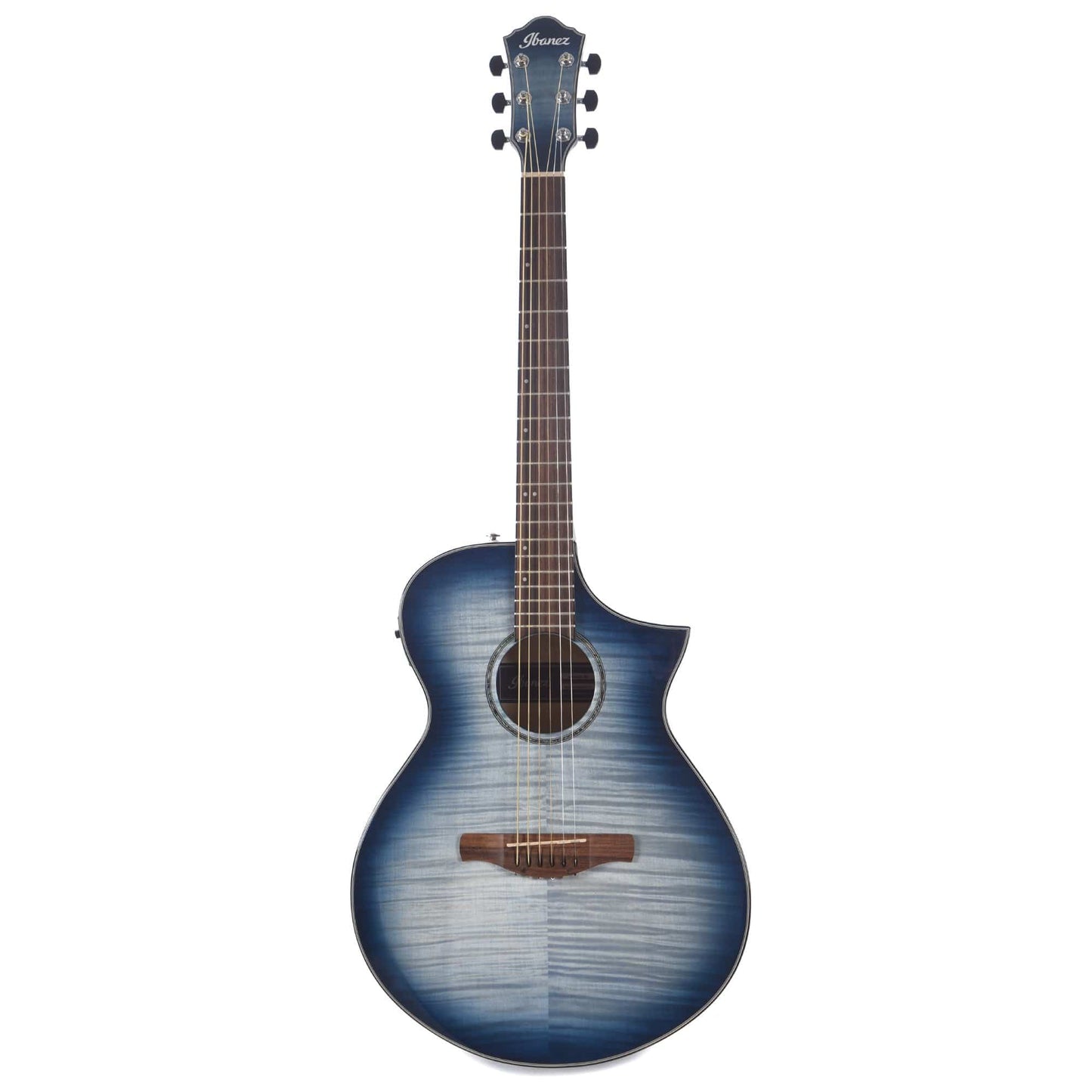 Ibanez AEWC400 AEWC Acoustic Guitar Indigo Blue Burst Gloss Acoustic Guitars / Built-in Electronics