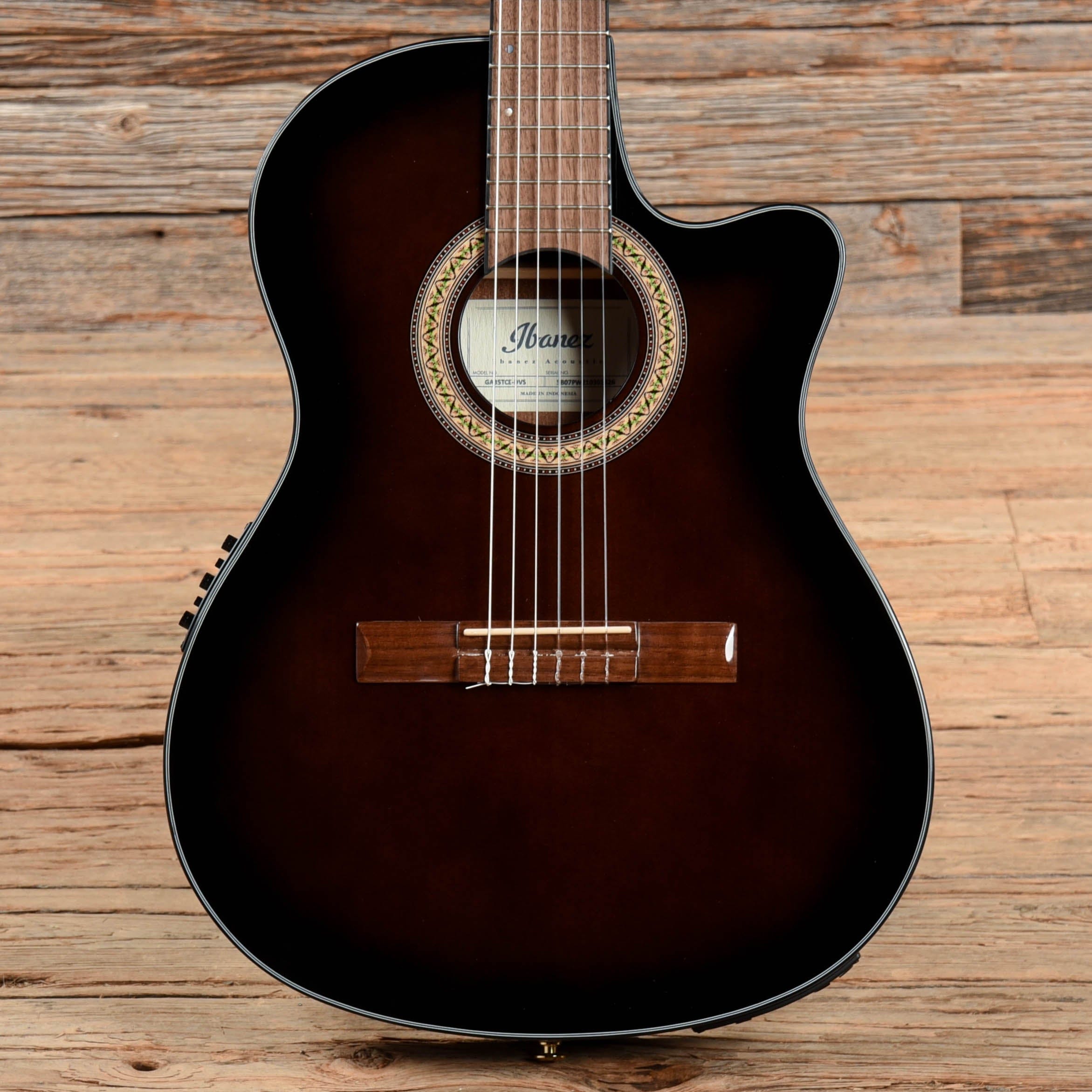 Ibanez GA35TCE-DVS Dark Vintage Sunburst 2021 Acoustic Guitars / Classical