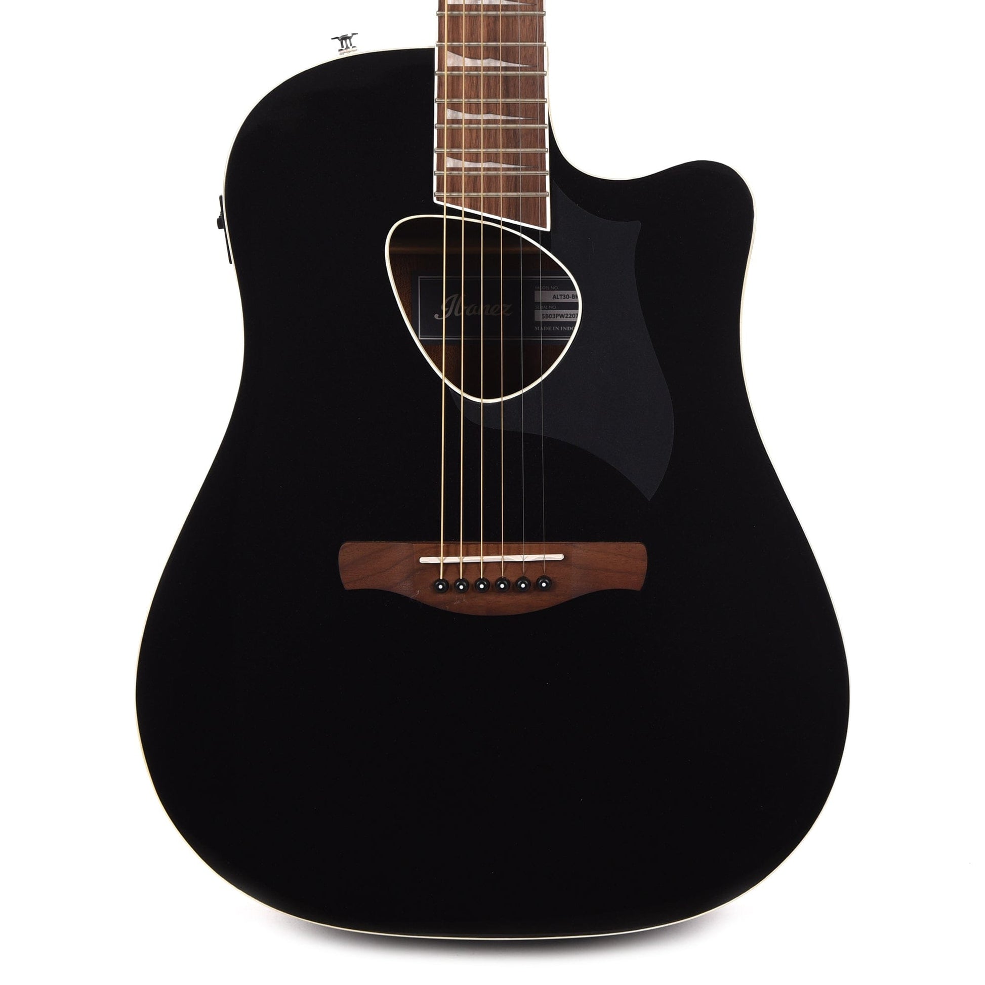 Ibanez ALT30BKM Altstar Acoustic-Electric Spruce/Sapele Black Metallic High Gloss Acoustic Guitars / Dreadnought