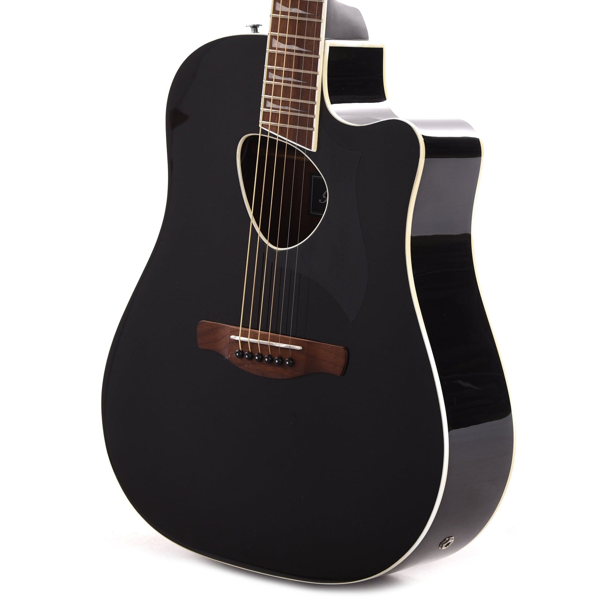 Ibanez ALT30BKM Altstar Acoustic-Electric Spruce/Sapele Black Metallic High Gloss Acoustic Guitars / Dreadnought