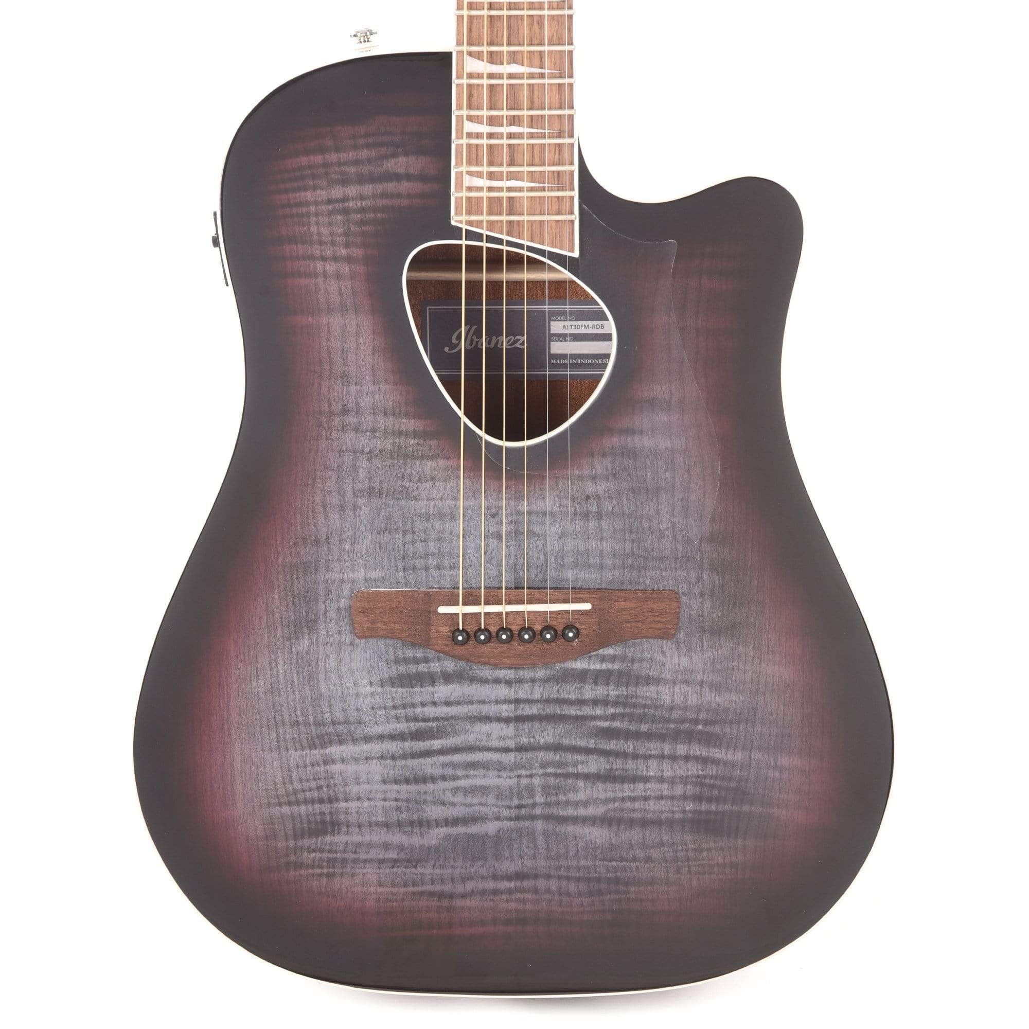 Ibanez ALT30FM Acoustic Red Doom Burst High Gloss Acoustic Guitars / Dreadnought