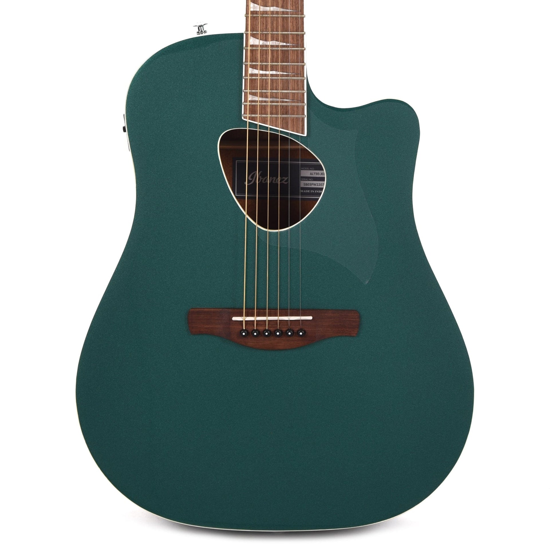 Ibanez ALT30JGM Altstar Acoustic-Electric Spruce/Sapele Jungle Green Metallic Acoustic Guitars / Dreadnought