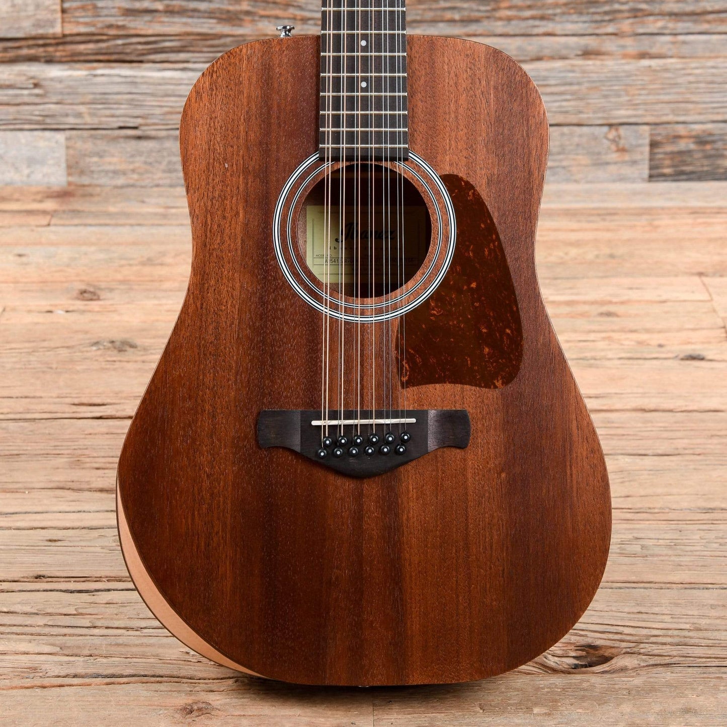 Ibanez AW5412JR Artwood Dreadnought Junior Solid Sitka/Okoume Open Pore Natural Acoustic Guitars / Dreadnought