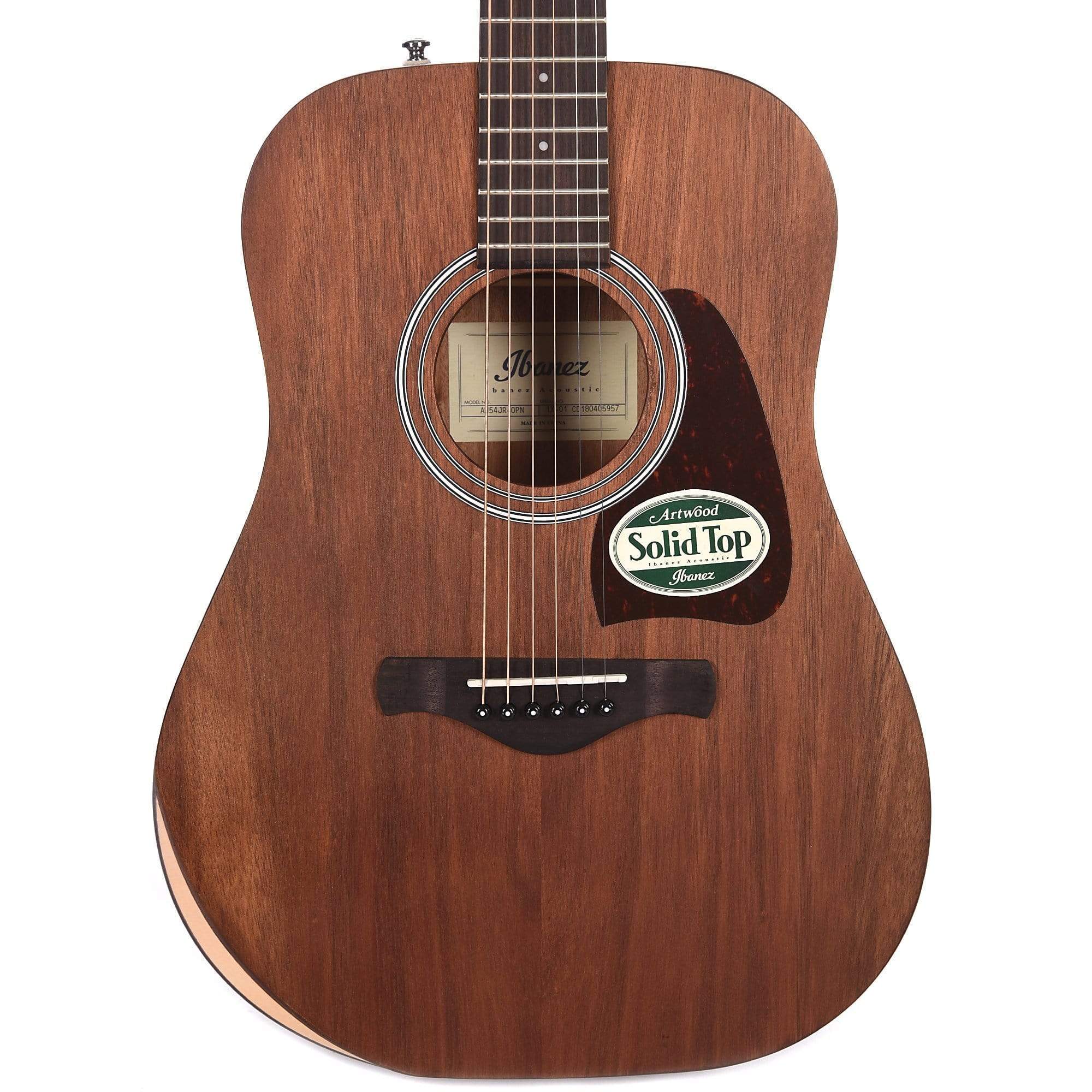 Ibanez AW54JR Artwood Acoustic Guitar Open Pore Natural Acoustic Guitars / Dreadnought