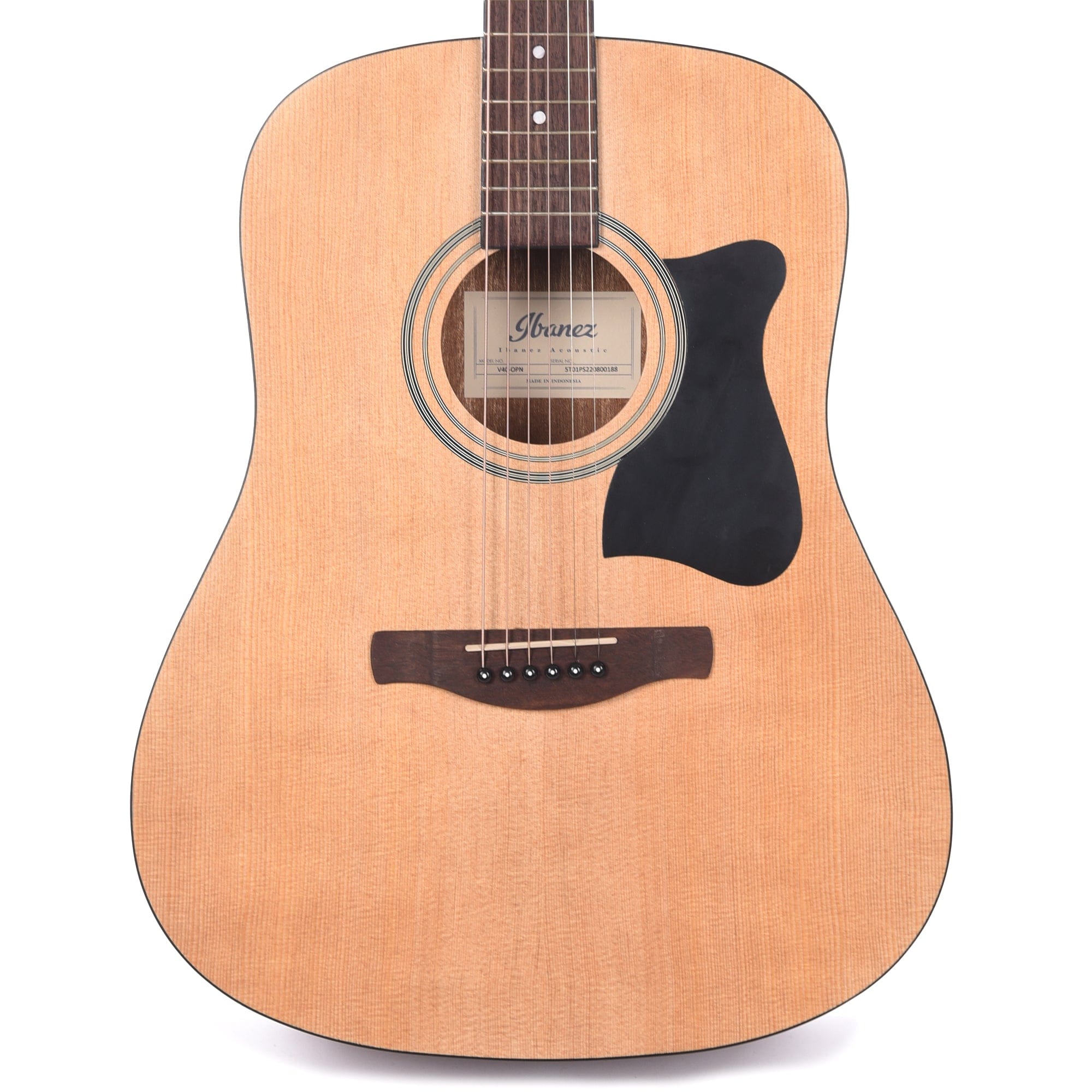 Ibanez V40OPN Acoustic Spruce/Meranti Open Pore Natural Acoustic Guitars / Dreadnought