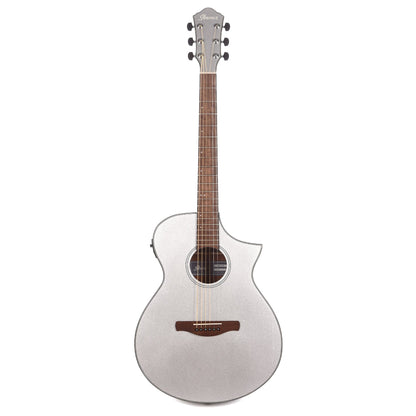 Ibanez AEWC10 Acoustic Silver High Gloss Acoustic Guitars / OM and Auditorium