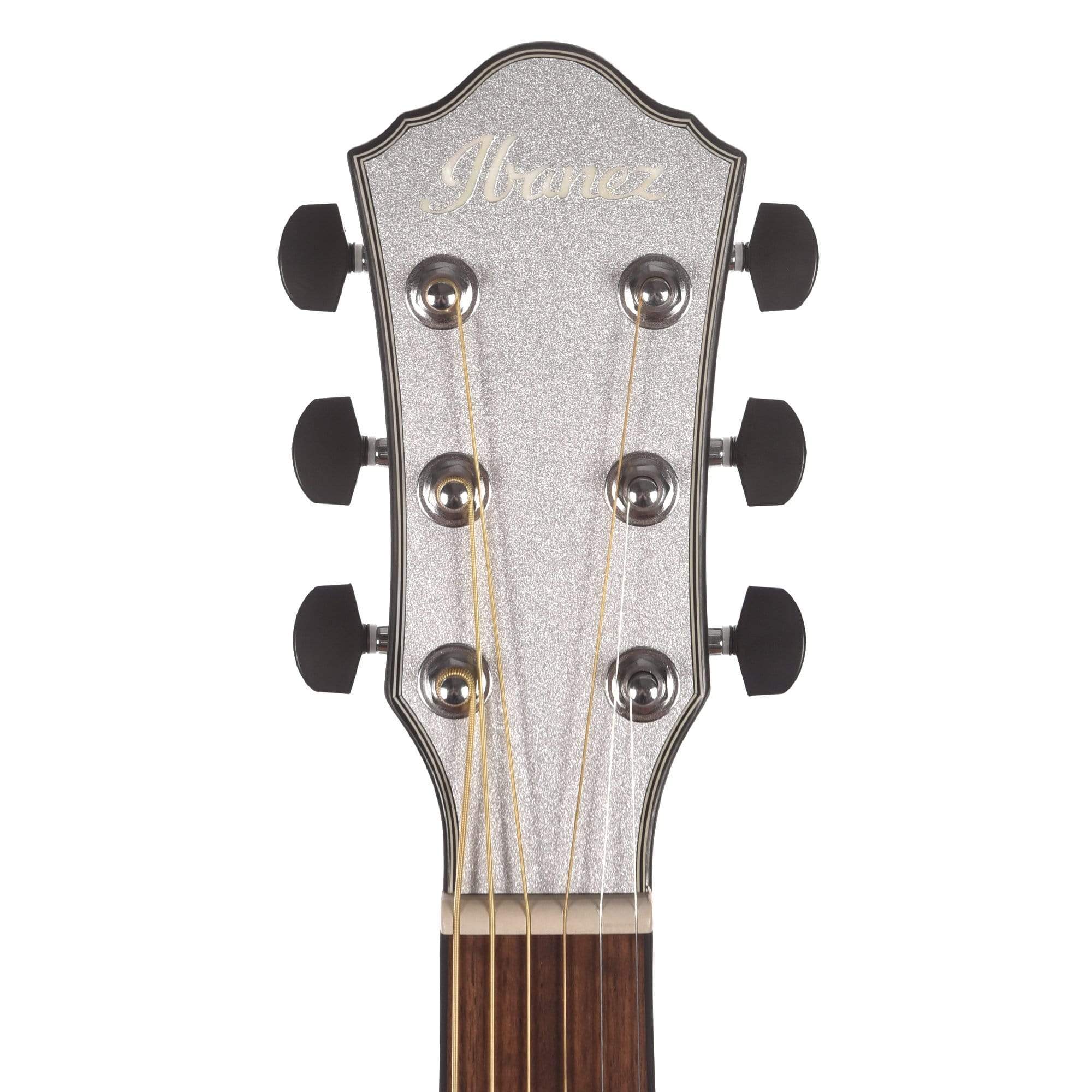 Ibanez AEWC10 Acoustic Silver High Gloss Acoustic Guitars / OM and Auditorium