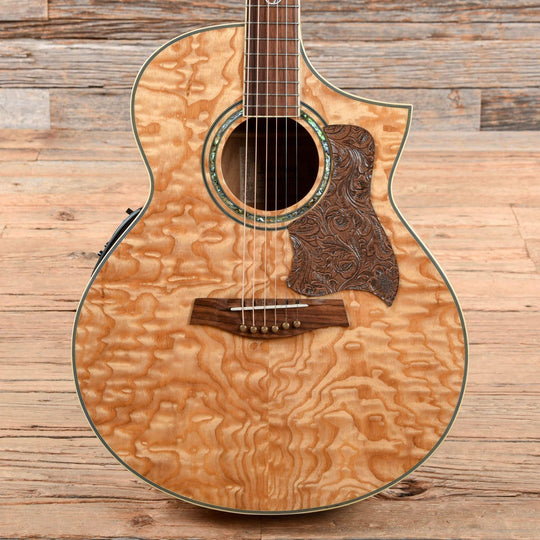 Ibanez EW20ASE Exotic Wood Figured Ash Figured Ash 2019 Acoustic Guitars / OM and Auditorium