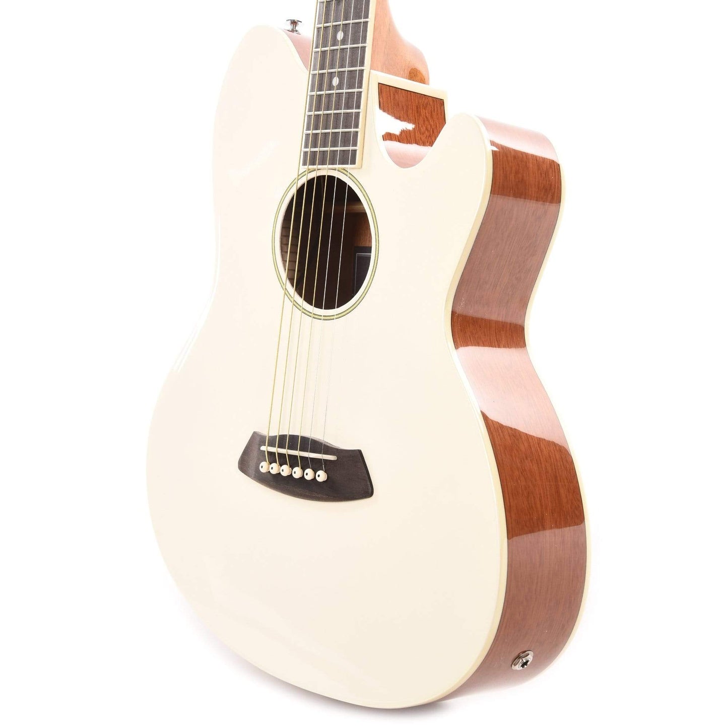 Ibanez TCY10E Talman Acoustic Ivory Acoustic Guitars / OM and Auditorium