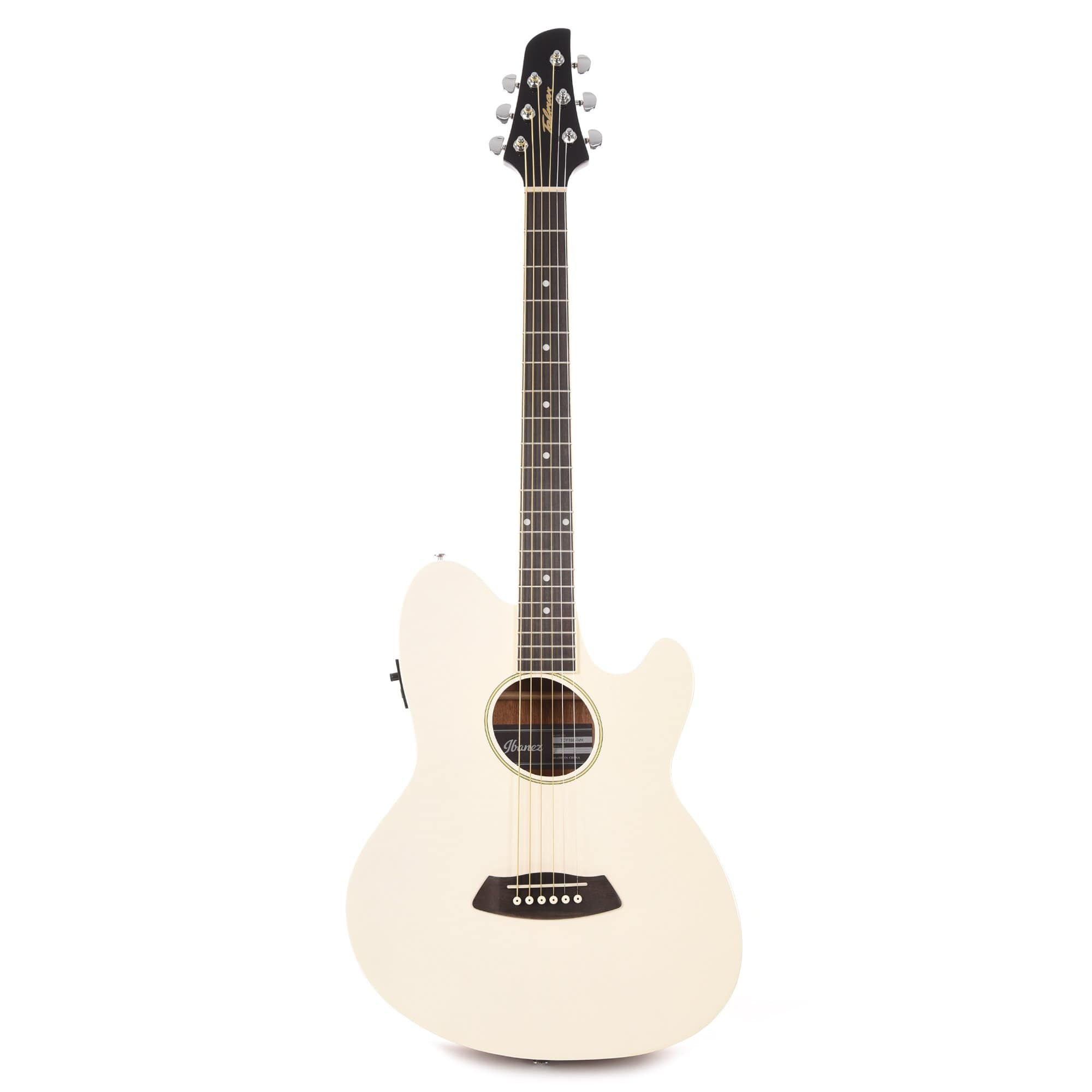 Ibanez TCY10E Talman Acoustic Ivory Acoustic Guitars / OM and Auditorium