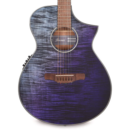 Ibanez AEWC32FM Acoustic Purple Sunset Fade High Gloss Acoustic Guitars / Parlor